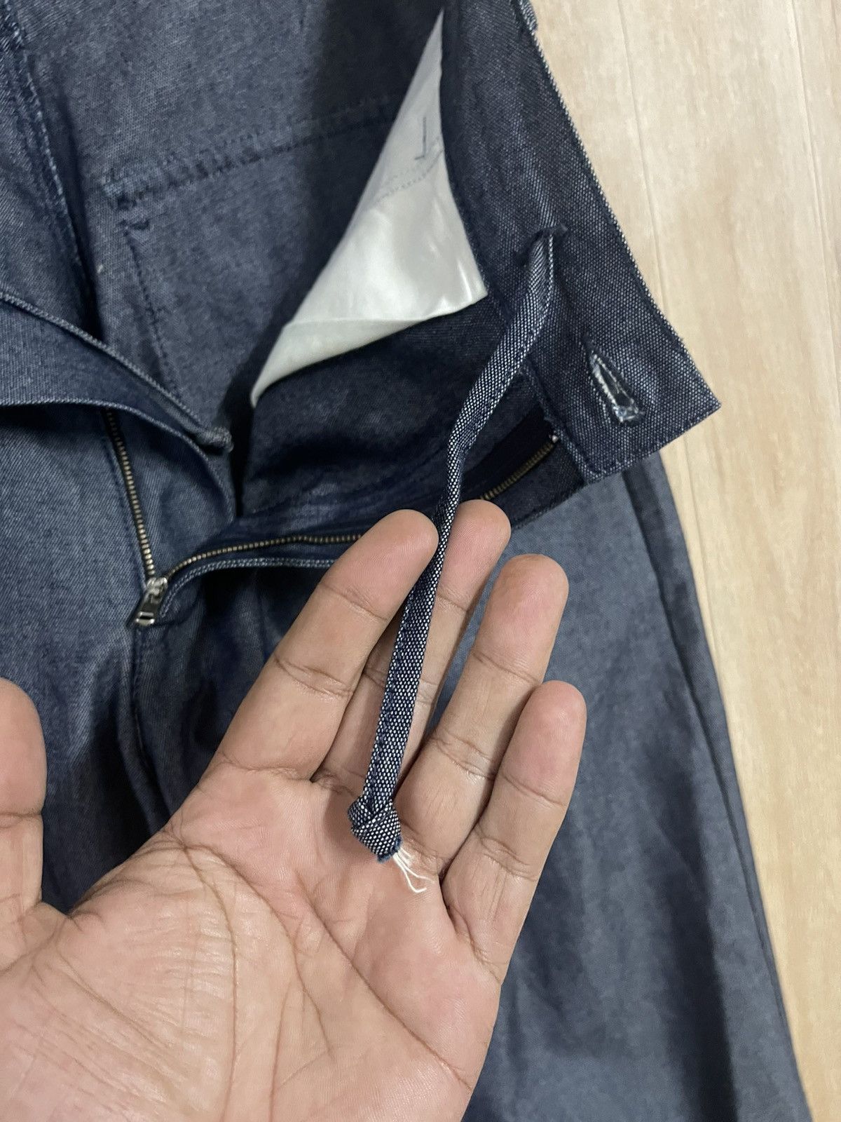 Saint Laurent Paris Saint Laurent Denim French Work Wear Baggy W30 L40 Vintage Size US 30 / EU 46 - 4 Thumbnail