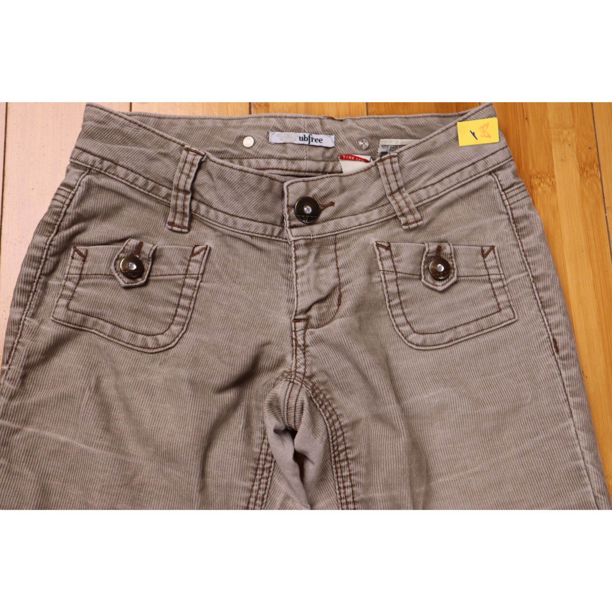 Other Ubfree Corduroy Flare Pants - Size 1 - Y2K Studio Wardrobe - Size 25" / US 0 / IT 36 - 3 Thumbnail