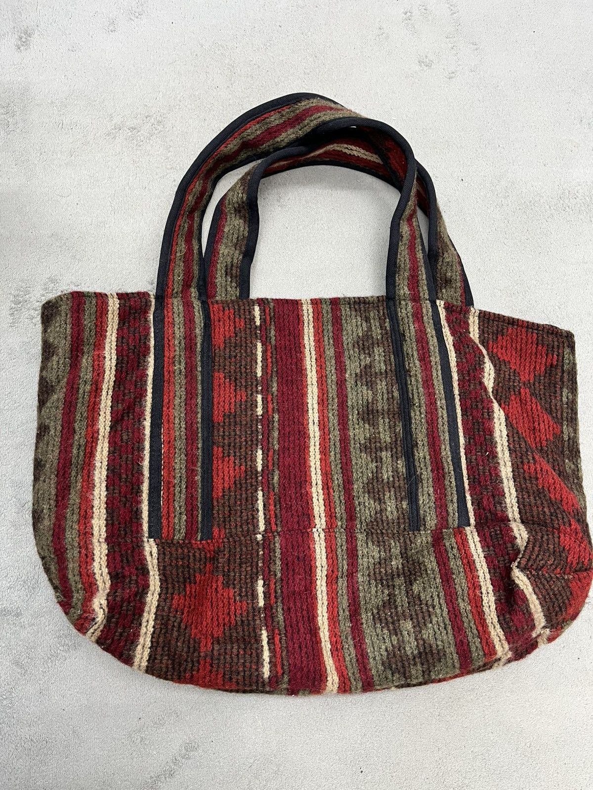 Johnson Woolen Mills ARCHIVE🔥JOHNSON WOOLEN MILLS CHECK TOTE BAG Size ONE SIZE - 4 Thumbnail