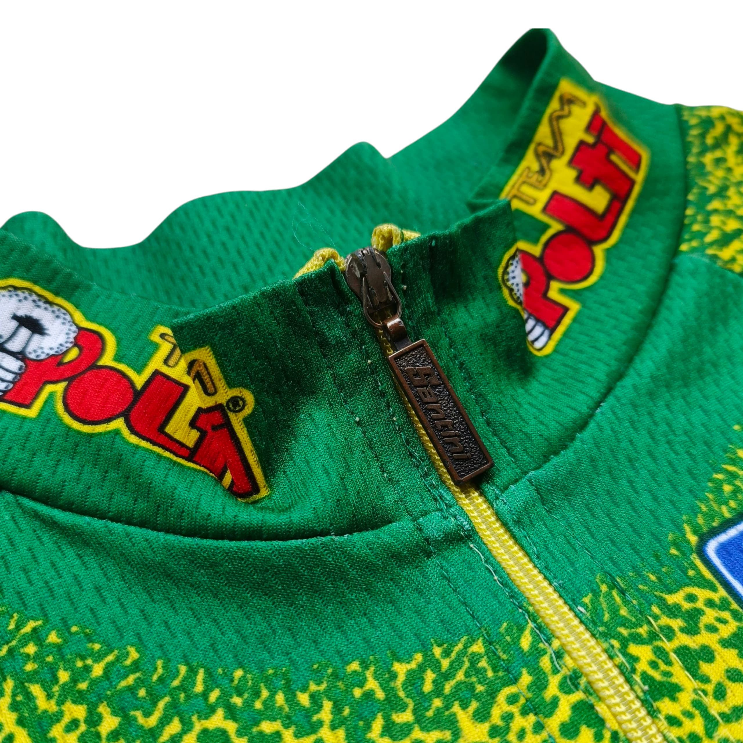 Vintage Vintage 90's Santini Jersey Team Polti Size US XL / EU 56 / 4 - 3 Thumbnail