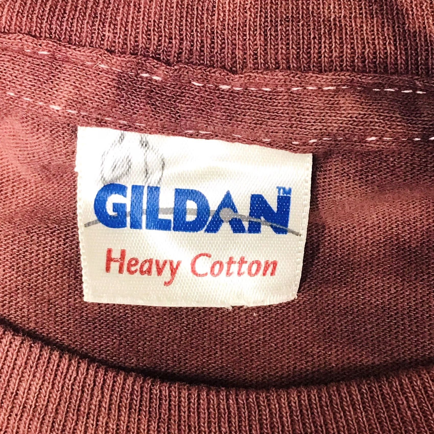 Gildan VINTAGE Gildan T-Shirt Men/Women Red Tie-Dye American Flag Running Horses Western Crew Neck L T-Shirt USA 90s Size L / US 10 / IT 46 - 3 Thumbnail