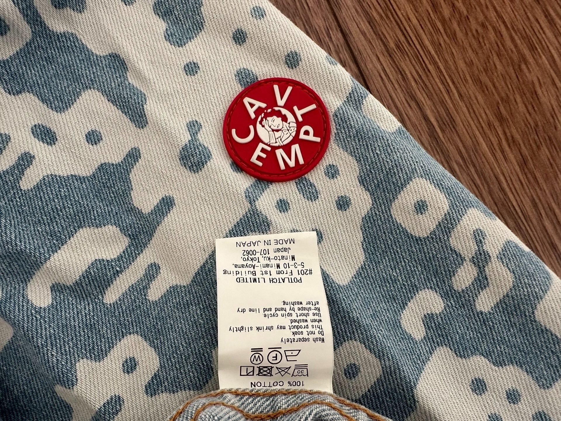 Cav Empt C.E CAVEMPT Noise Washed Denim Jacket Size US XL / EU 56 / 4 - 4 Thumbnail