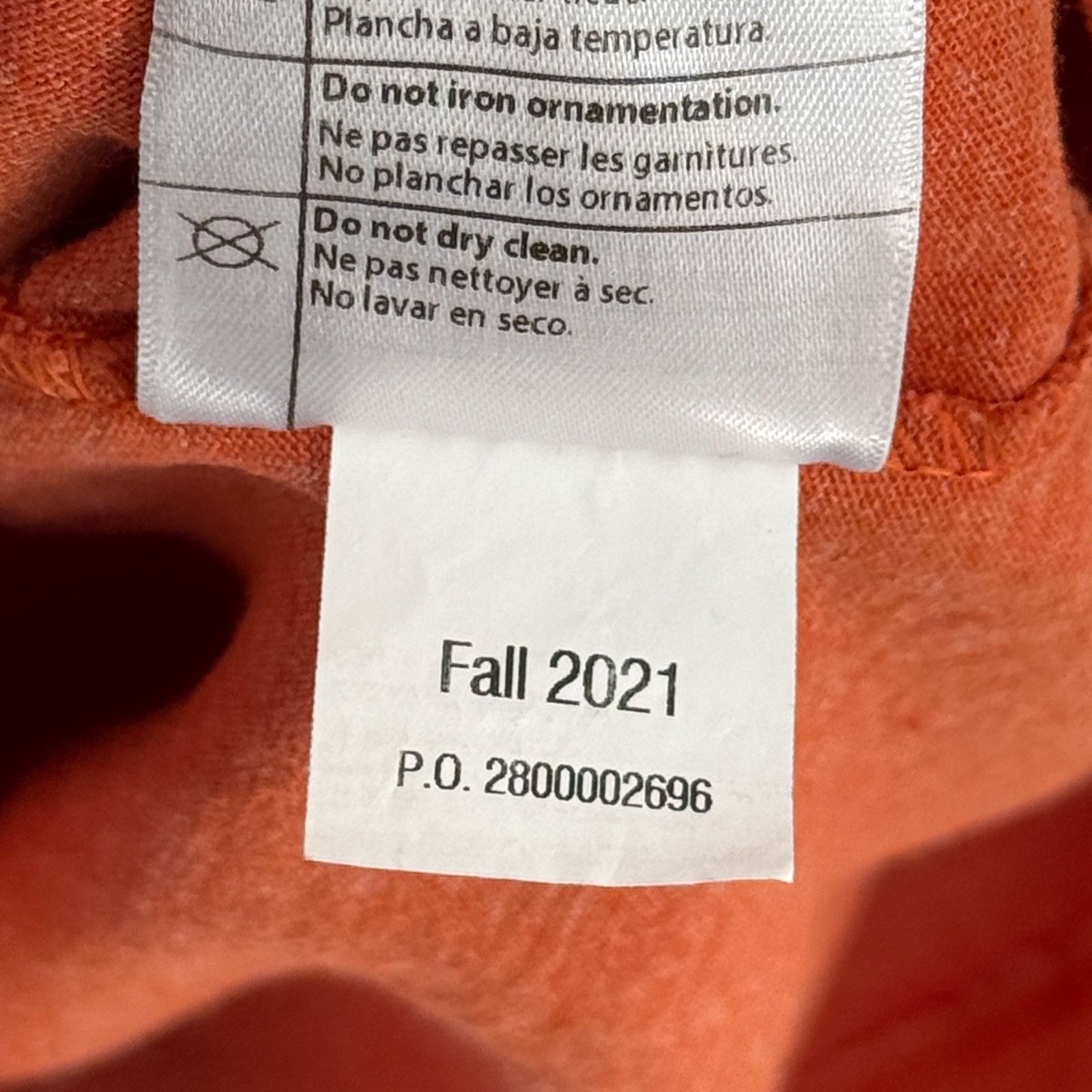 Carhartt Carhartt Shirt Orange Work Wear Loose Fit Long Sleeve Heavyw Size US XXL / EU 58 / 5 - 6 Thumbnail