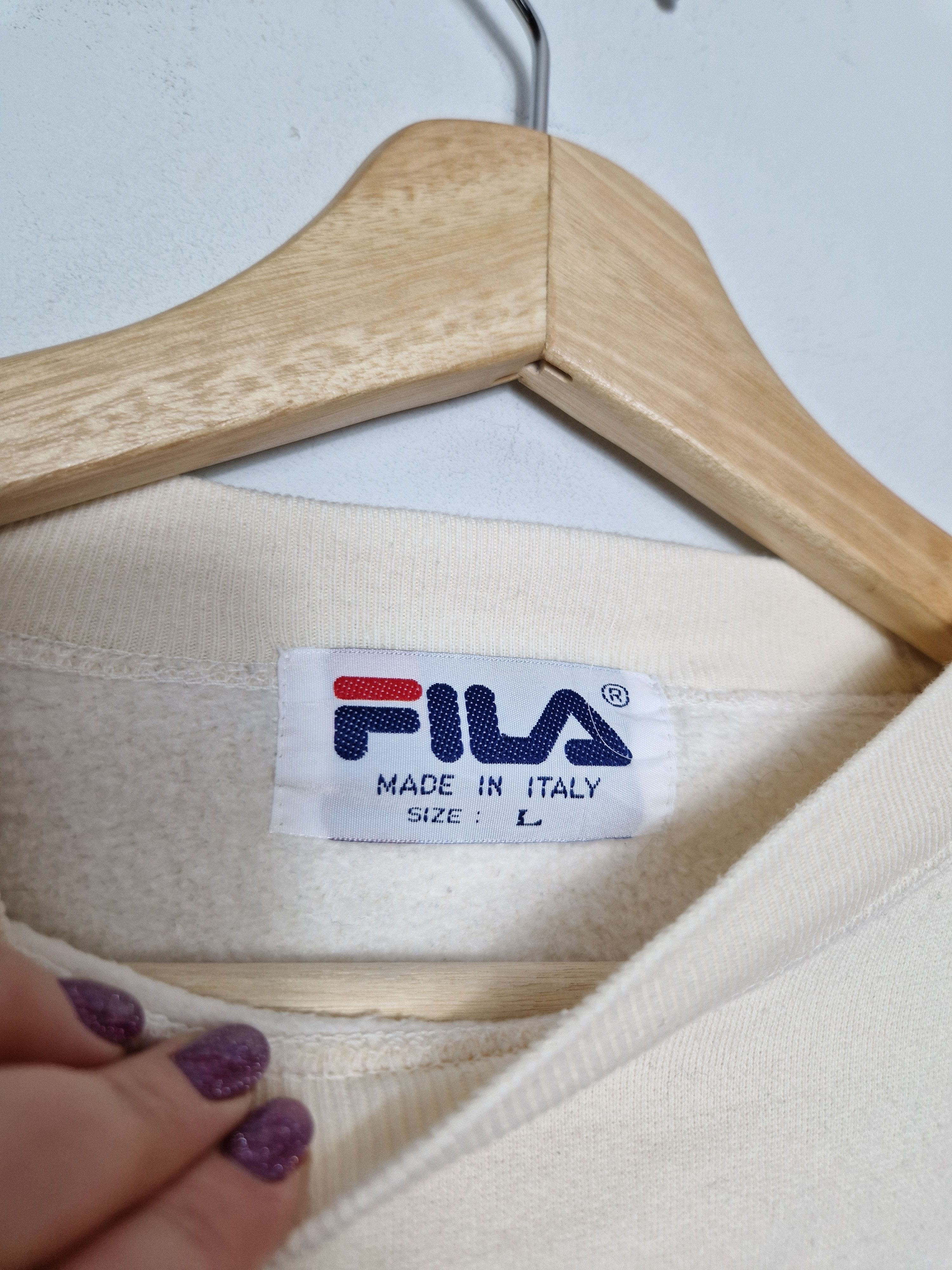 Fila × Vintage vintage Fila Italia sweatshirt 90s y2k Size US L / EU 52-54 / 3 - 4 Thumbnail