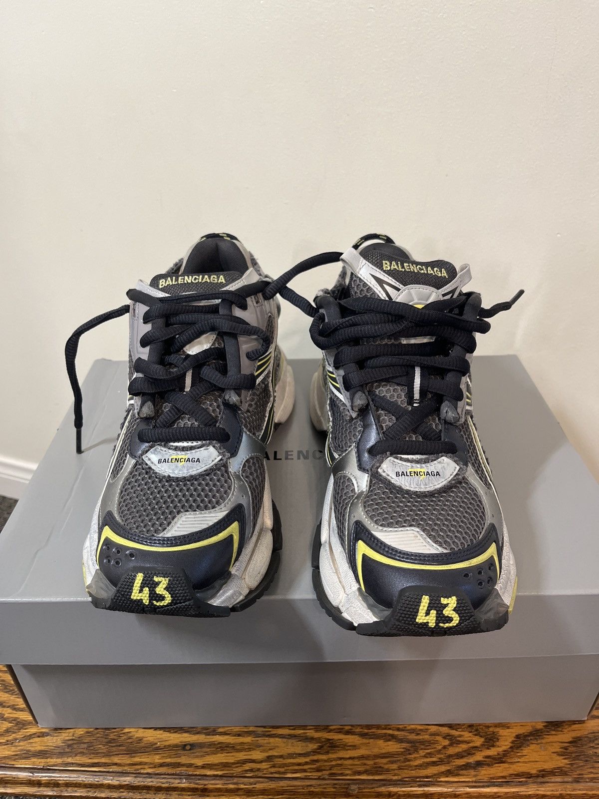 Balenciaga Runners in Gray/Yellow Size US 10 / EU 43 - 3 Thumbnail