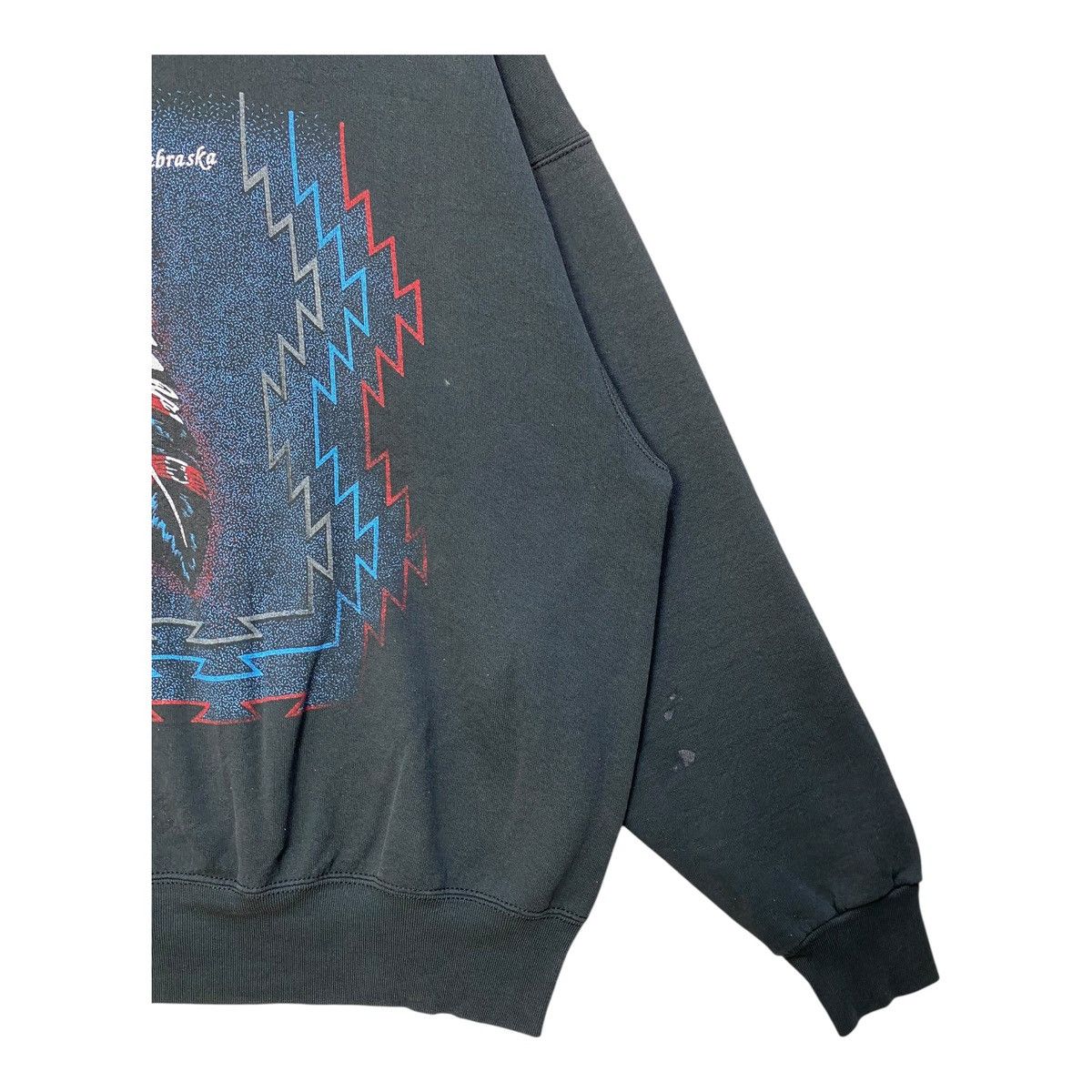Native Vintage 90s Sweatshirt Nebraska Native American FeatherPrint Size US XL / EU 56 / 4 - 3 Thumbnail