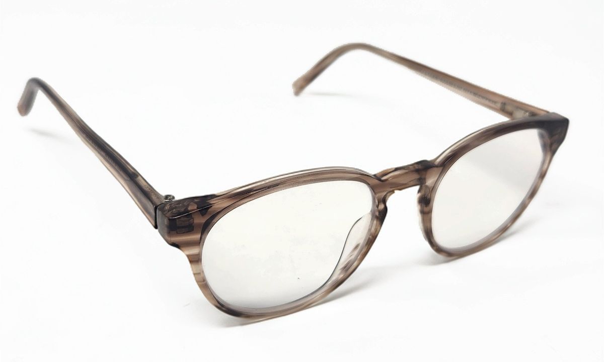 Warby Parker Warby Parker Percey Round Acetate Glasses Smoke Crystal 47mm Size ONE SIZE - 2 Thumbnail