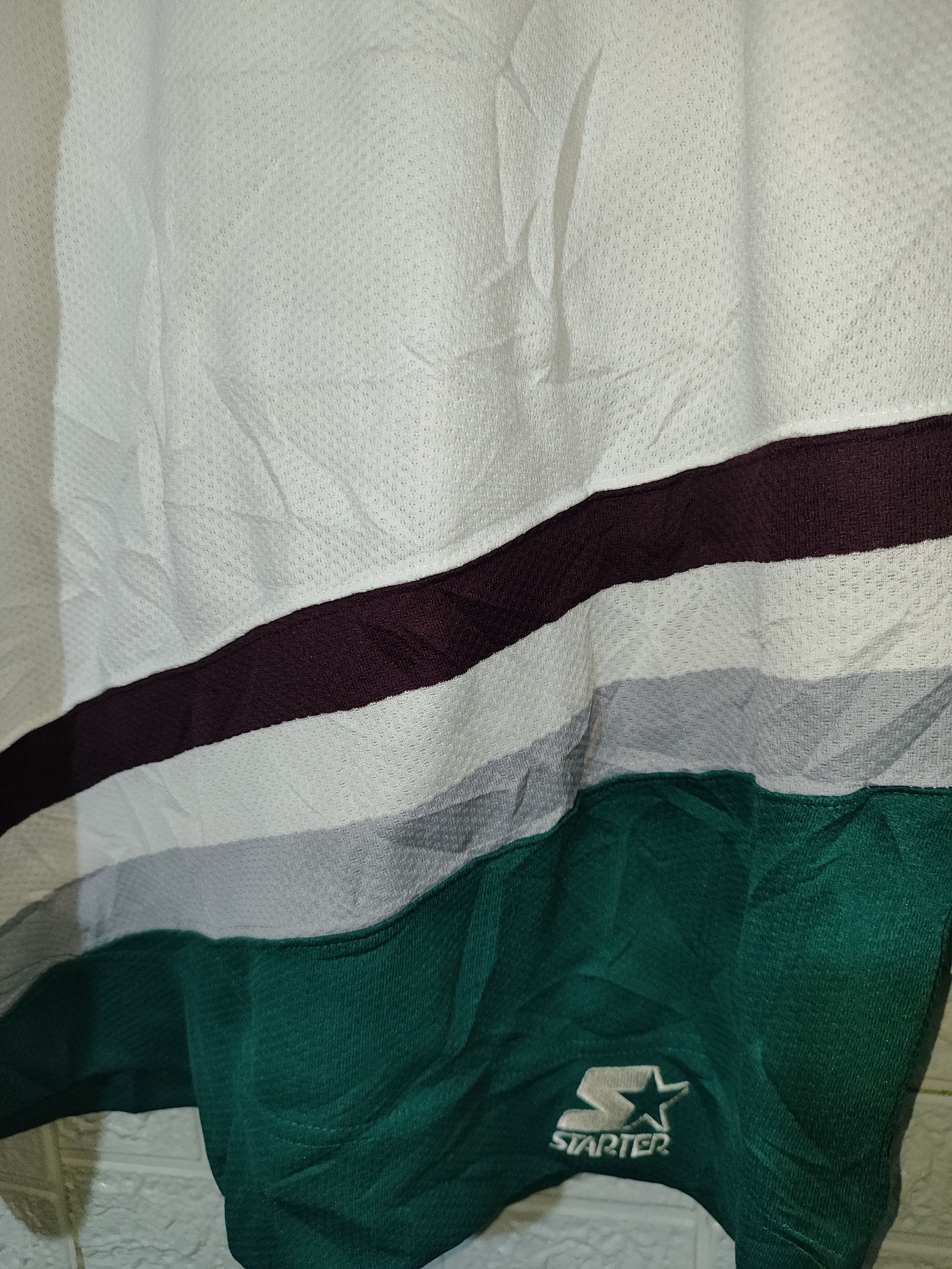 Starter Vintage Starter Mighty Ducks of Anaheim NHL Jersey Jacket Size US M / EU 48-50 / 2 - 9 Thumbnail