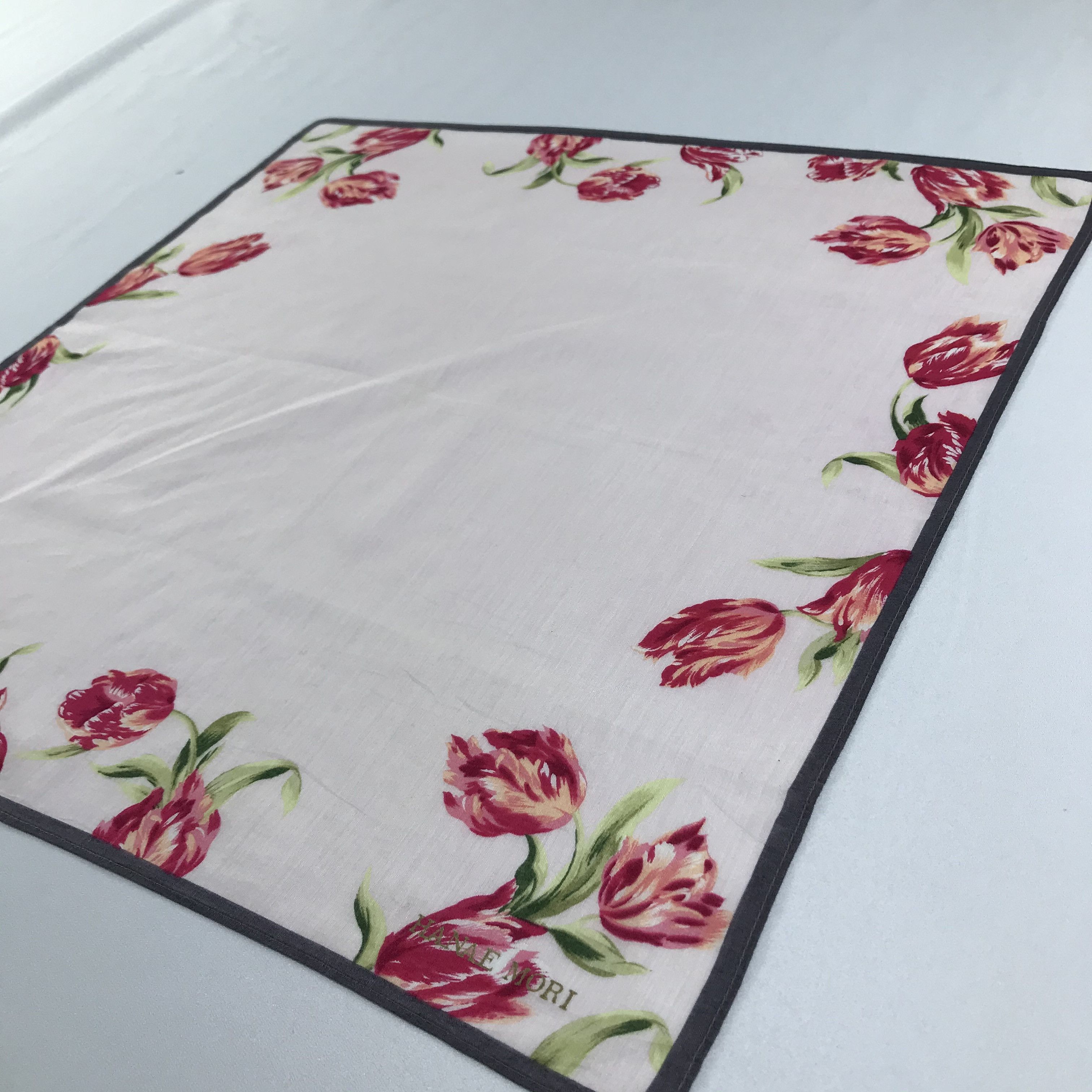 Hanae Mori Hanae Mori Handkerchief Neckerchief Bandana H1144 Size ONE SIZE - 4 Thumbnail
