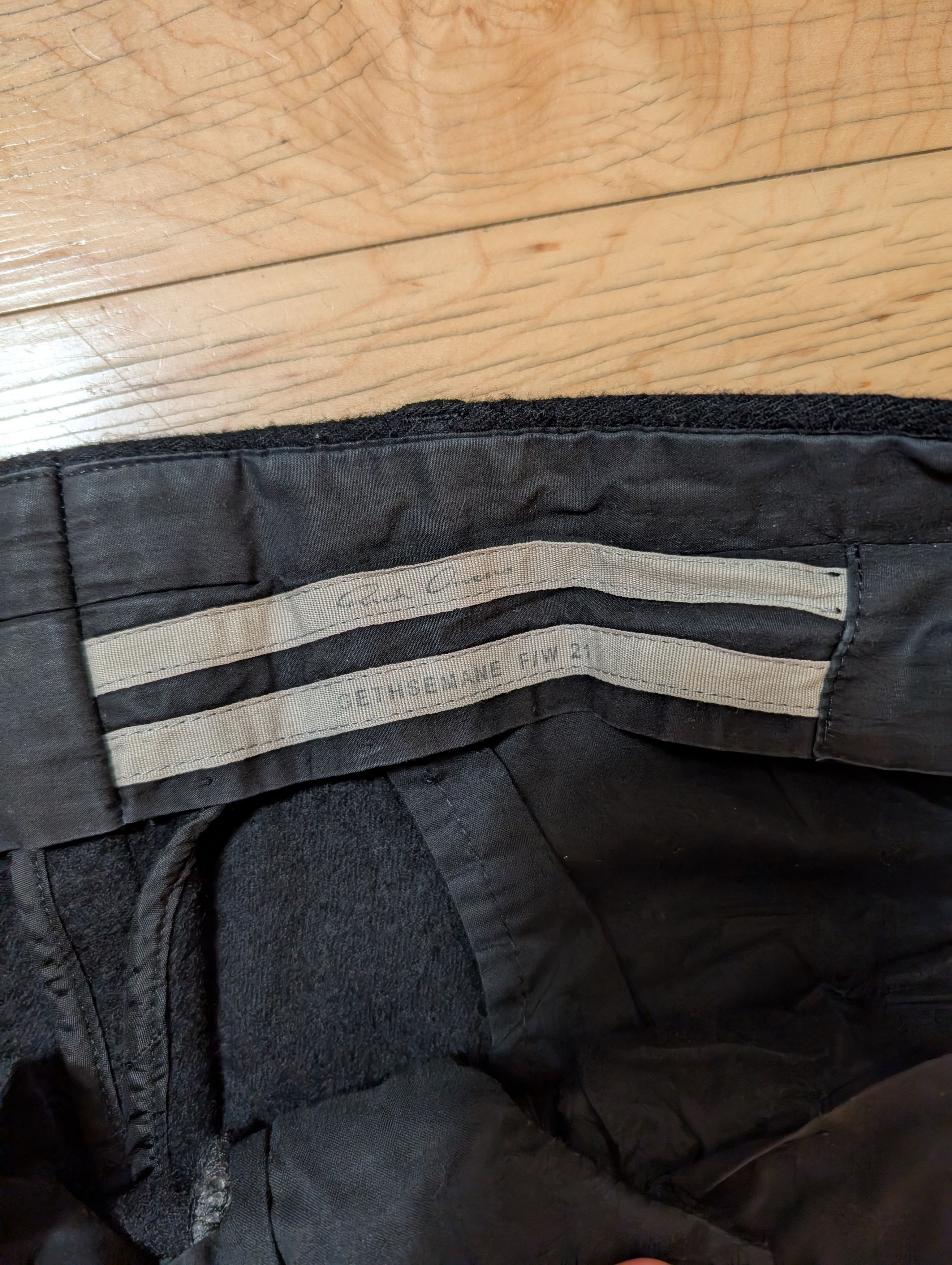 Rick Owens Rick Owens Black FW21 Gethsemane Cargo Pants WCF 52 Size US 36 / EU 52 - 4 Thumbnail