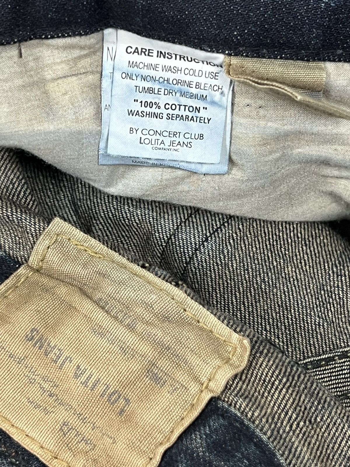 Japanese Brand Vintage Lolita Mud Wash Flaired Jeans Size US 32 / EU 48 - 10 Thumbnail