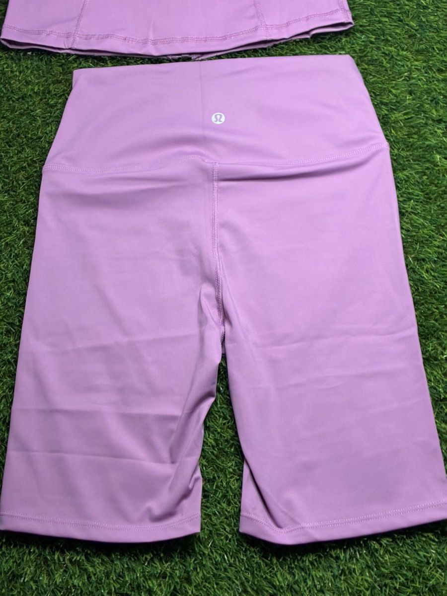 Lululemon Define Pink Lululemon Cropped Jacket And Shorts Size S / US 4 / IT 40 - 6 Thumbnail