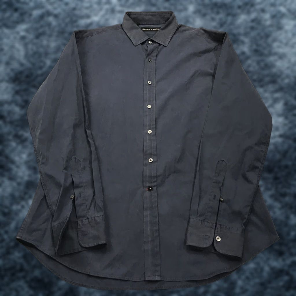 Ralph Lauren Ralph Lauren Black Label Shirt Mens XL Blue 100% Cotton Casual Designer Classic Men Button-Up Navy Blue Cotton Shirt Size US XL / EU 56 / 4 - 1 Thumbnail