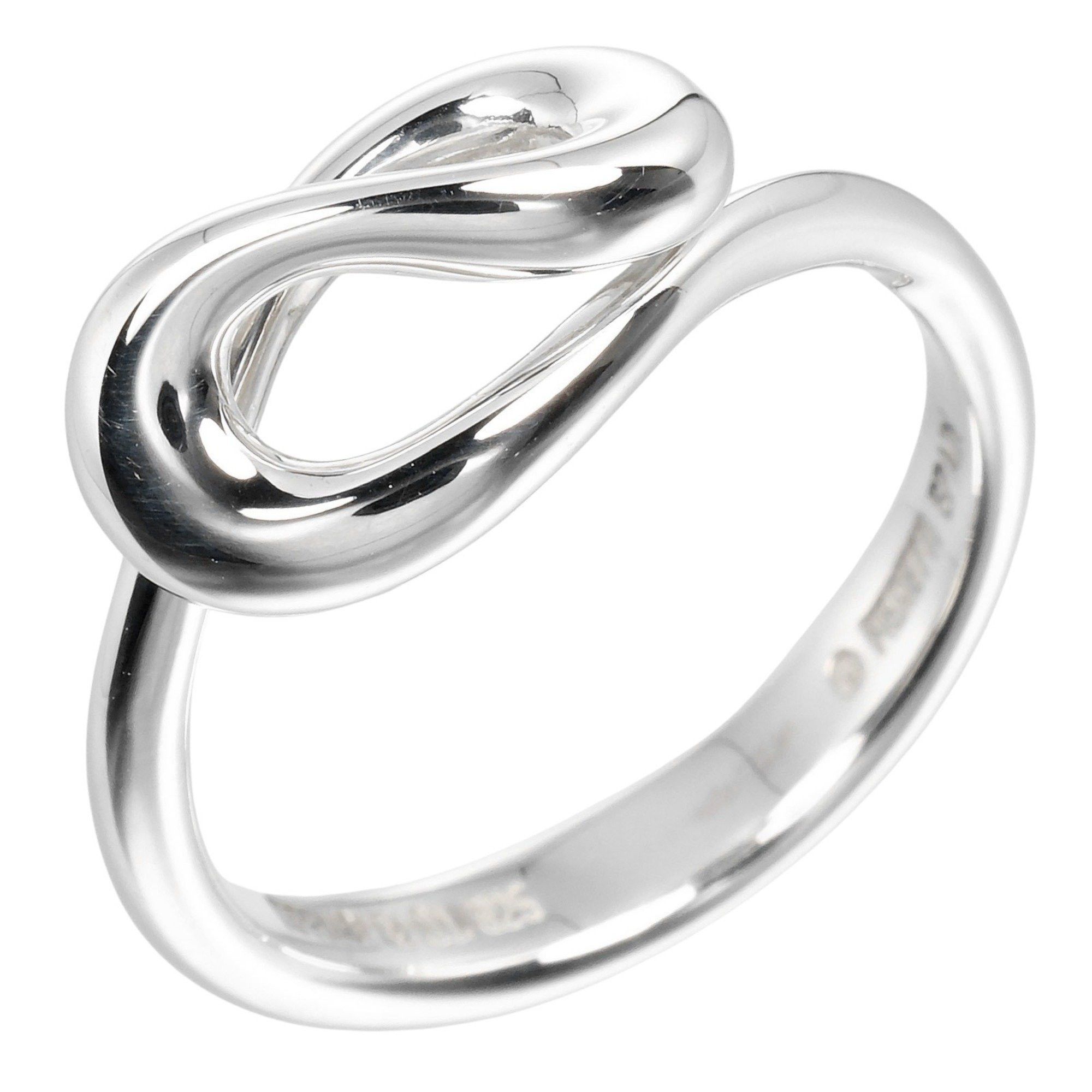 Tiffany & Co. Tiffany & Co. Wave Ring, size 9, 925 silver, approx. 3.2g Size ONE SIZE - 1 Thumbnail