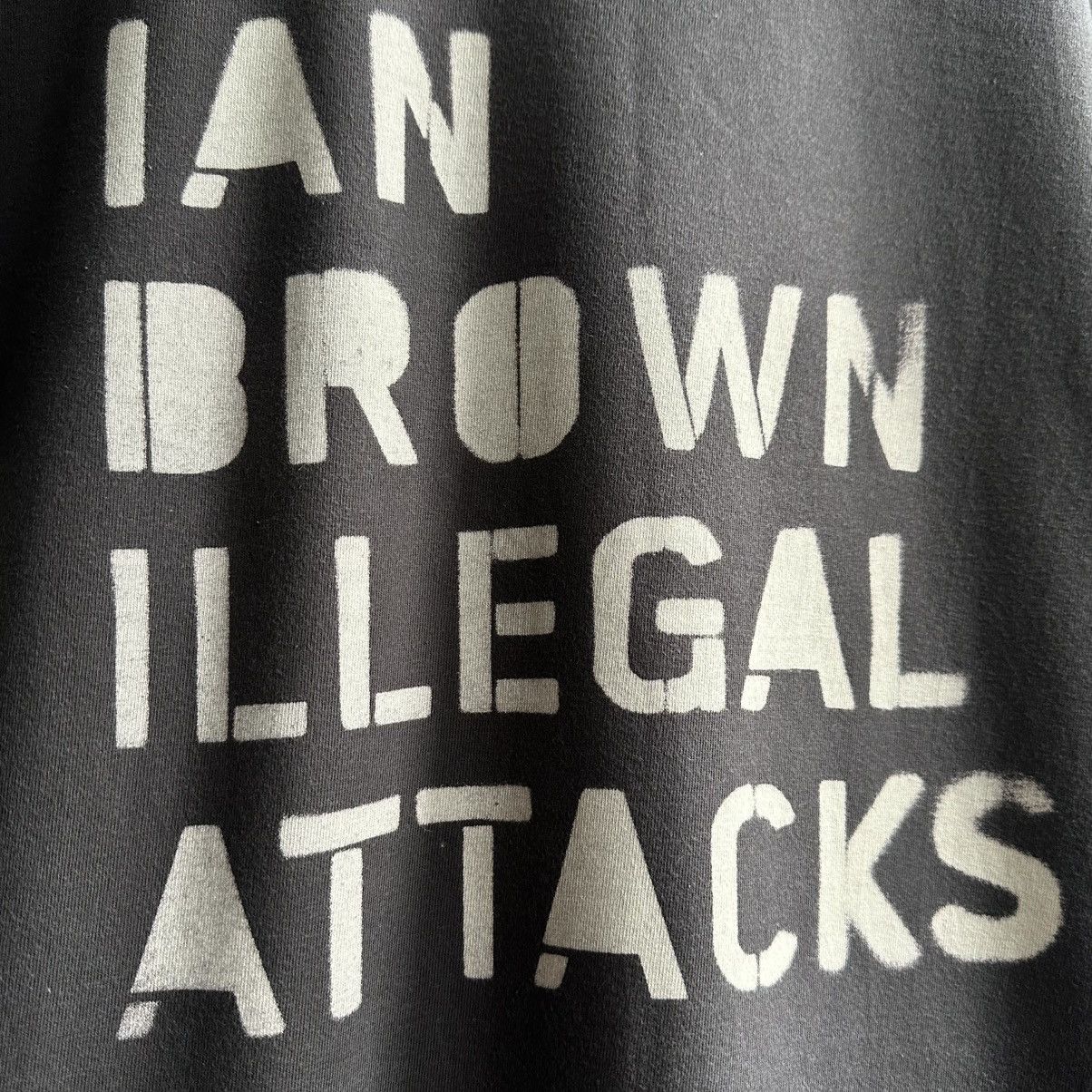 Band Tees × Vintage Rare Vintage Ian Brown Illegal Attacks Tee Size US S / EU 44-46 / 1 - 5 Thumbnail