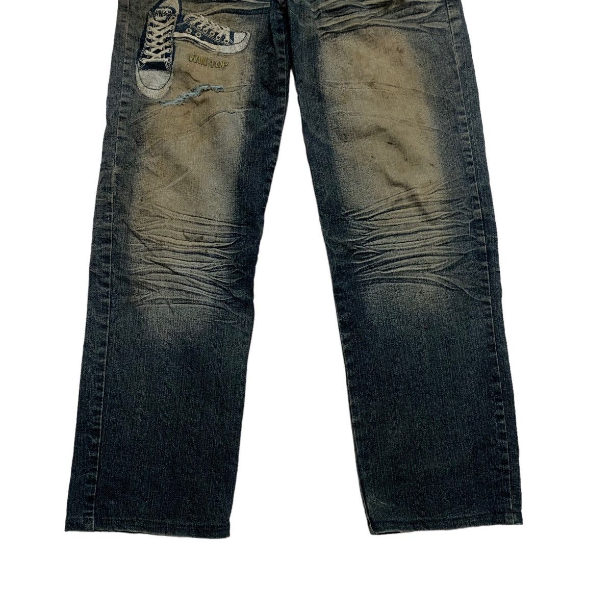 Japanese Brand Japanese Brand Wintop Embroidery Shoe Jeans Size 30" / US 8 / IT 44 - 2 Thumbnail