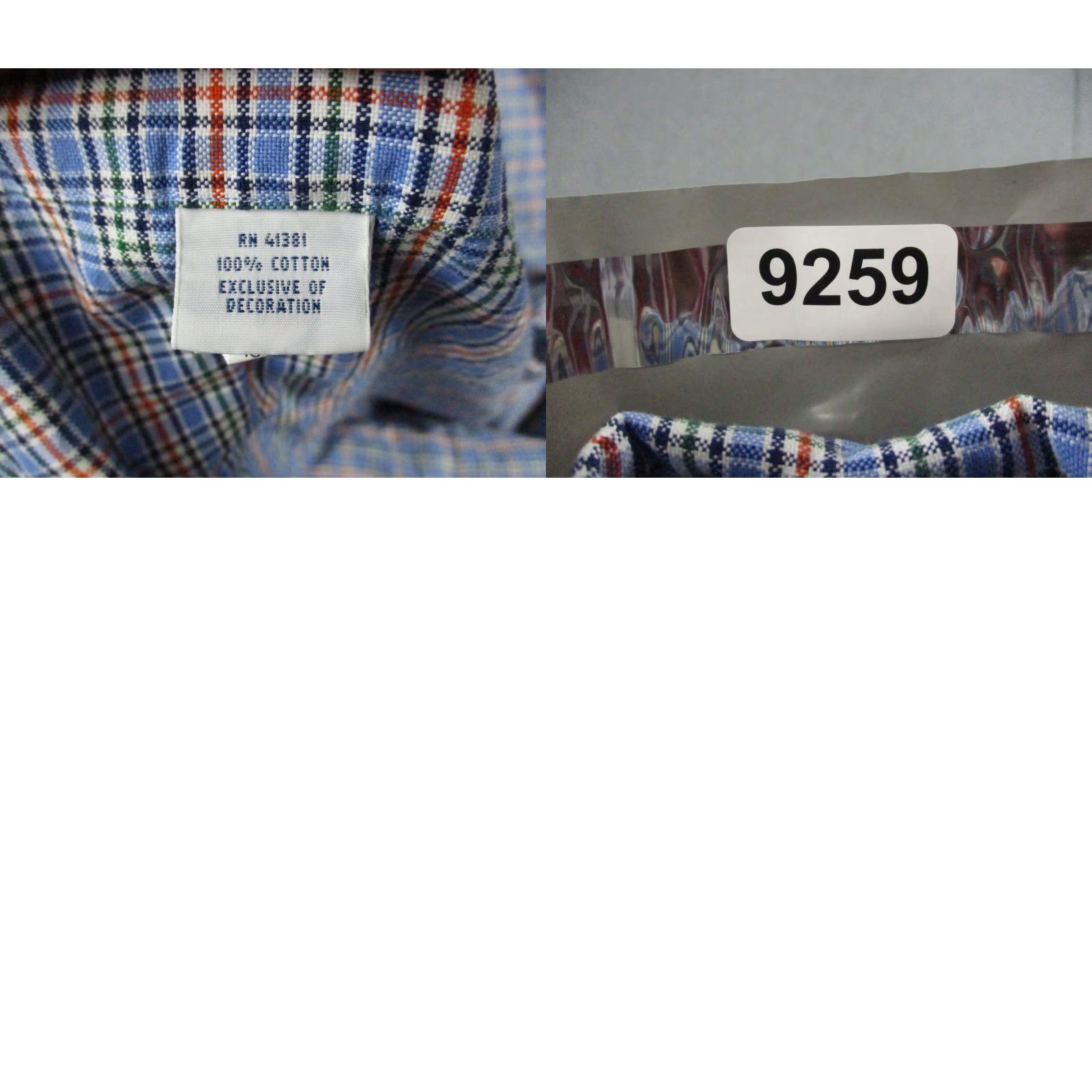 Ralph Lauren Ralph Lauren Shirt Large Men Blue Plaid Multi Color Pony Size US L / EU 52-54 / 3 - 8 Thumbnail