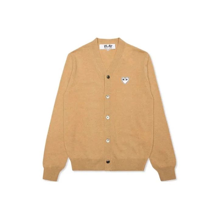 Comme des Garcons Comme des Garcons Play Geometric Pattern Wool Cardigan 0079 Size US M / EU 48-50 / 2 - 1 Thumbnail