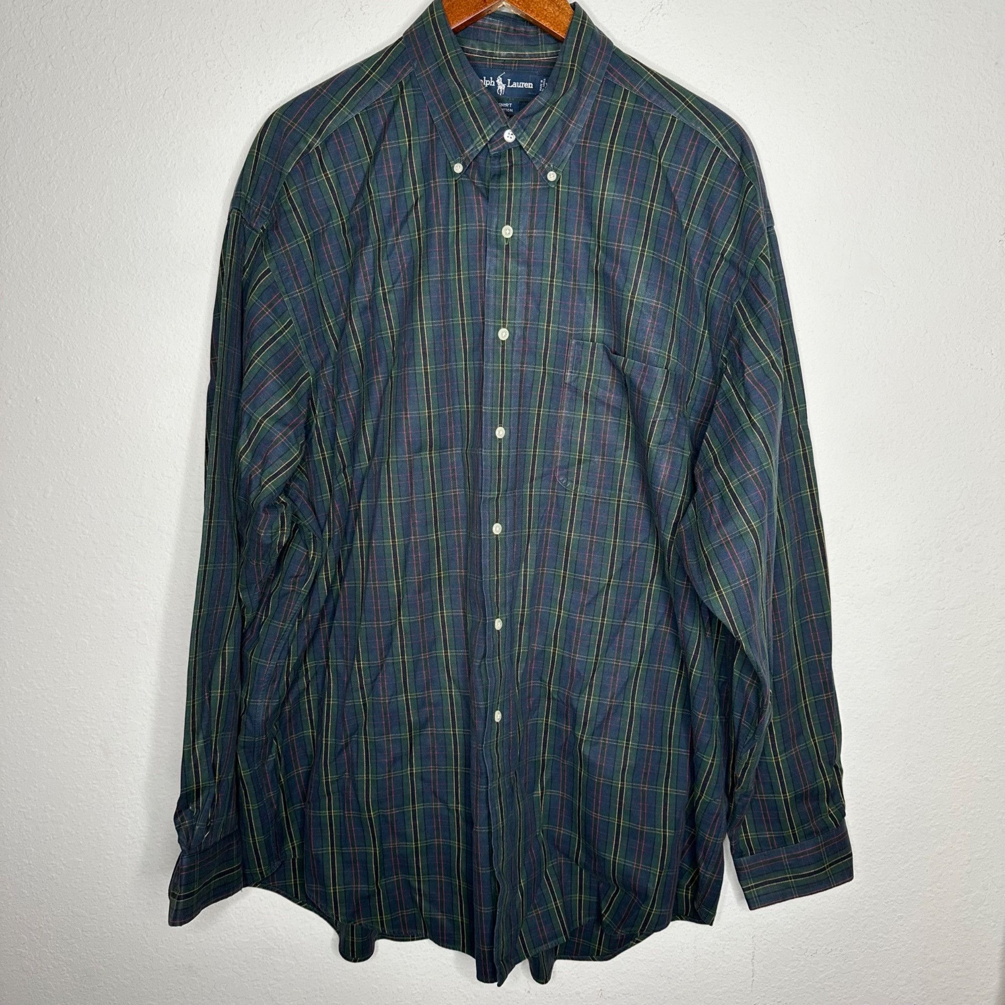Ralph Lauren Ralph Lauren Plaid Big Shirt long sleeve button down Sz XL Size US XL / EU 56 / 4 - 7 Thumbnail