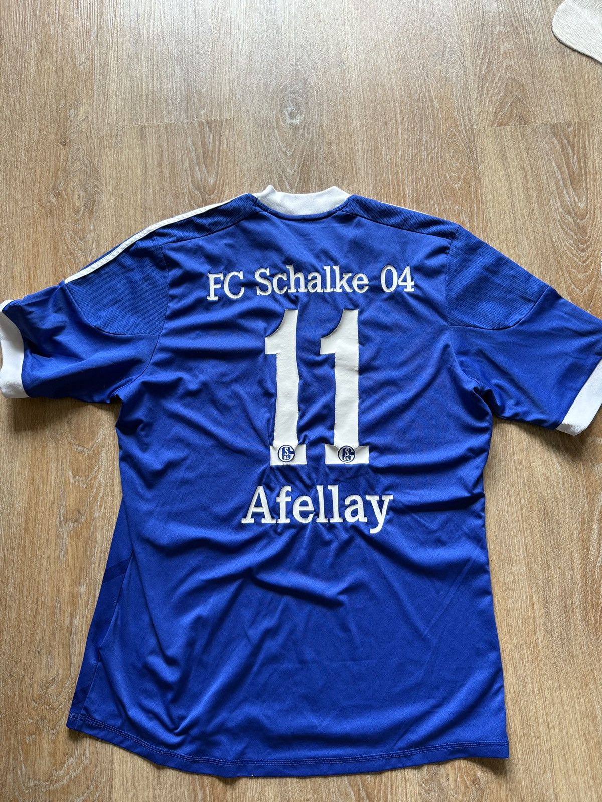 Adidas FC Schalke 04 Home Kit #11 Ibrahim Affelay Size US L / EU 52-54 / 3 - 2 Thumbnail
