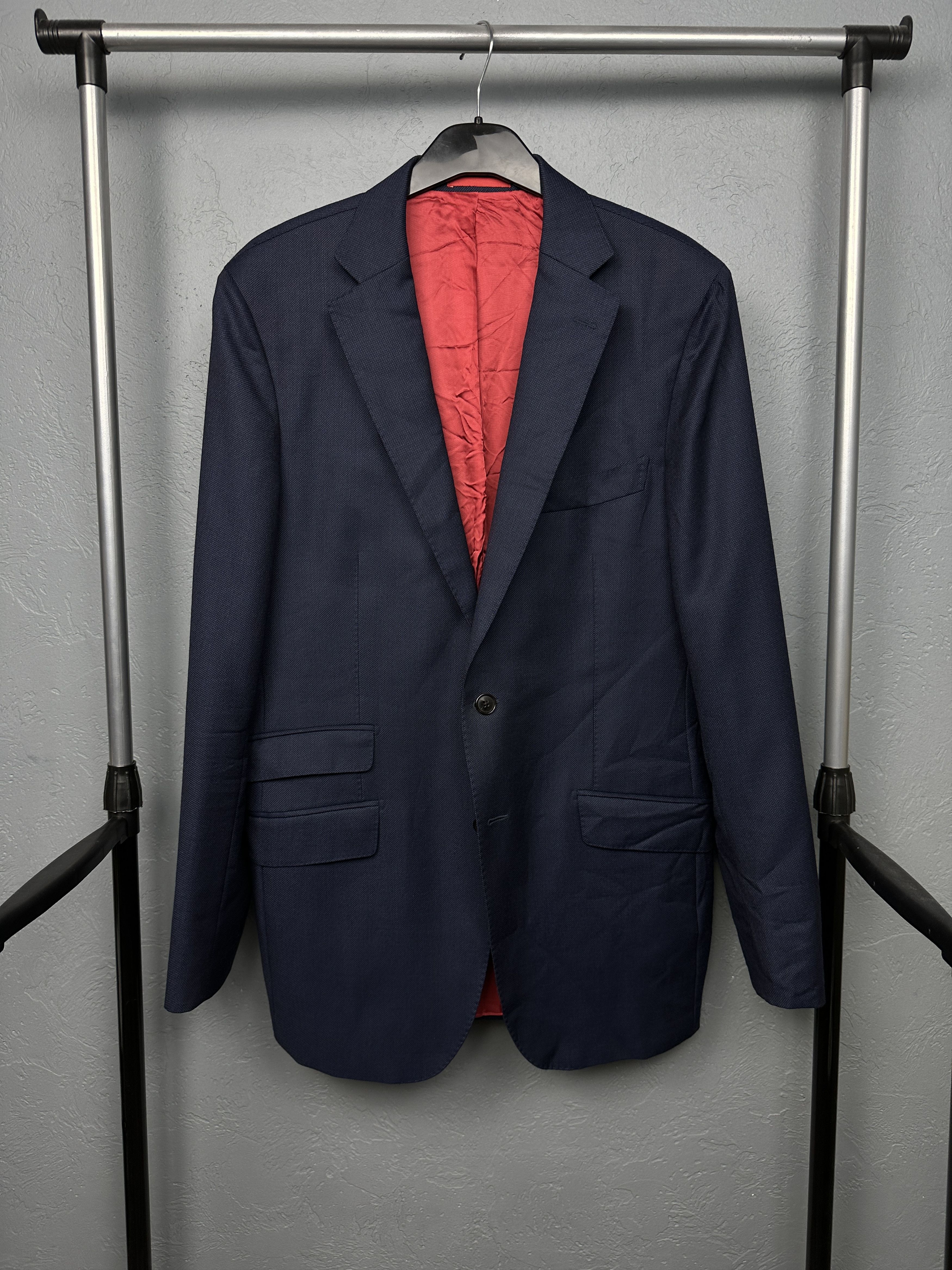 Suitsupply Suitsupply Mens Wool Blazer Jacket Size US L / EU 52-54 / 3 - 1 Thumbnail