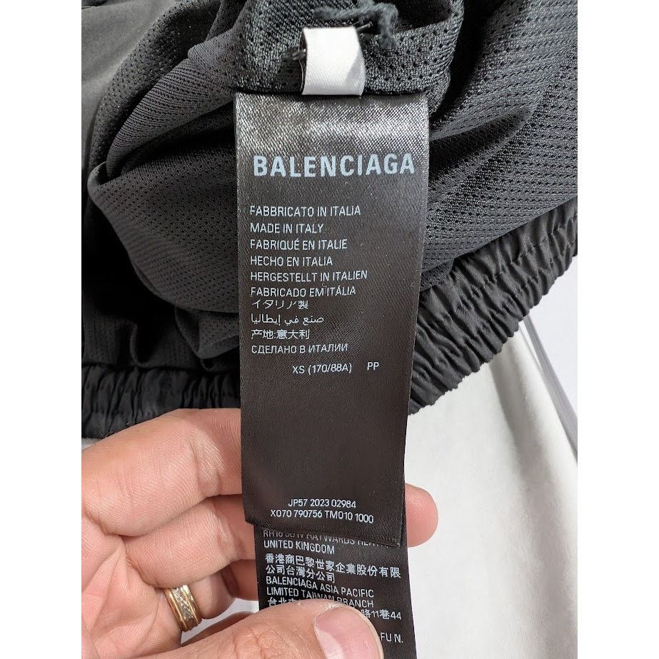 Balenciaga o1rshd1 Off Shoulder Tracksuit in Black Size US XS / EU 42 / 0 - 19 Thumbnail