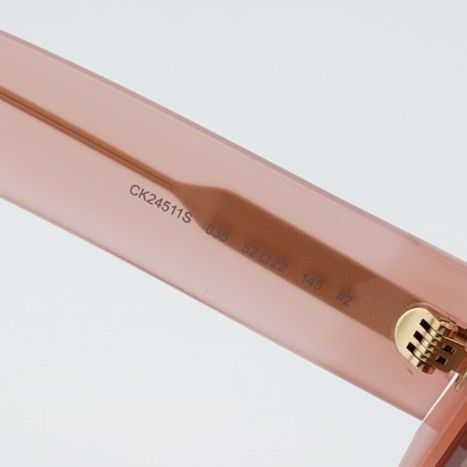 Calvin Klein Calvin Klein CK24511S 835 Women Sunglasses Peach Rectangle Size ONE SIZE - 9 Thumbnail
