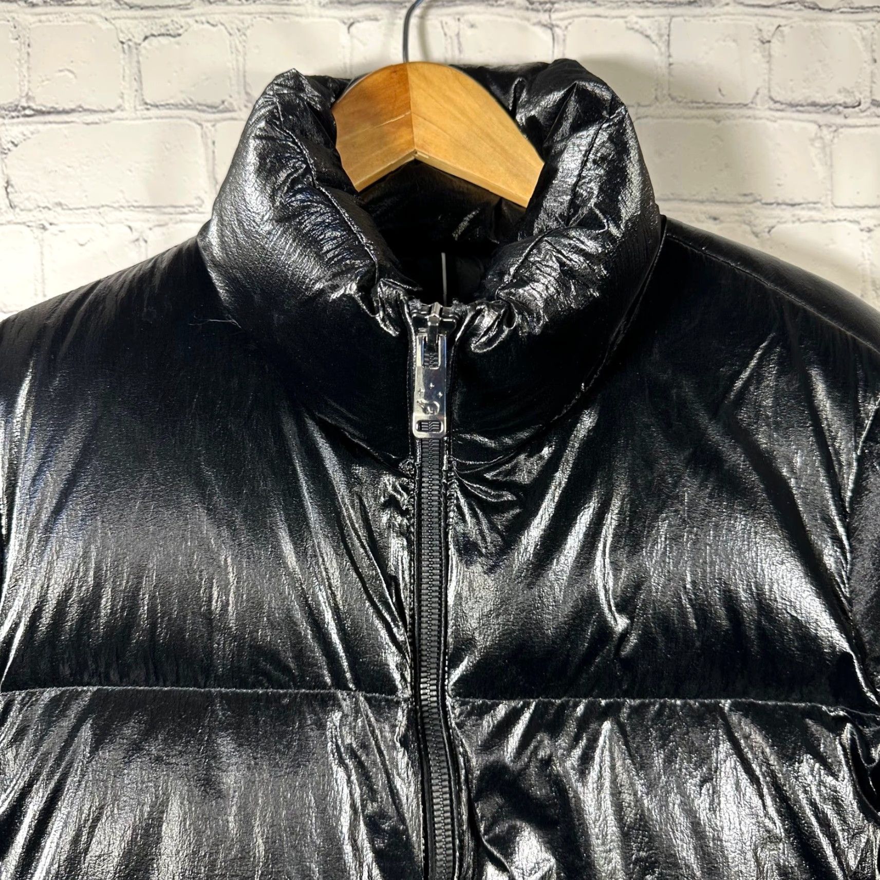 Vintage VINTAGE? No. The Recycled Planet Company Black Puffer Jacket Coat Women L Full Zip Quilted Zipper Snap Pocket Size L / US 10 / IT 46 - 2 Thumbnail