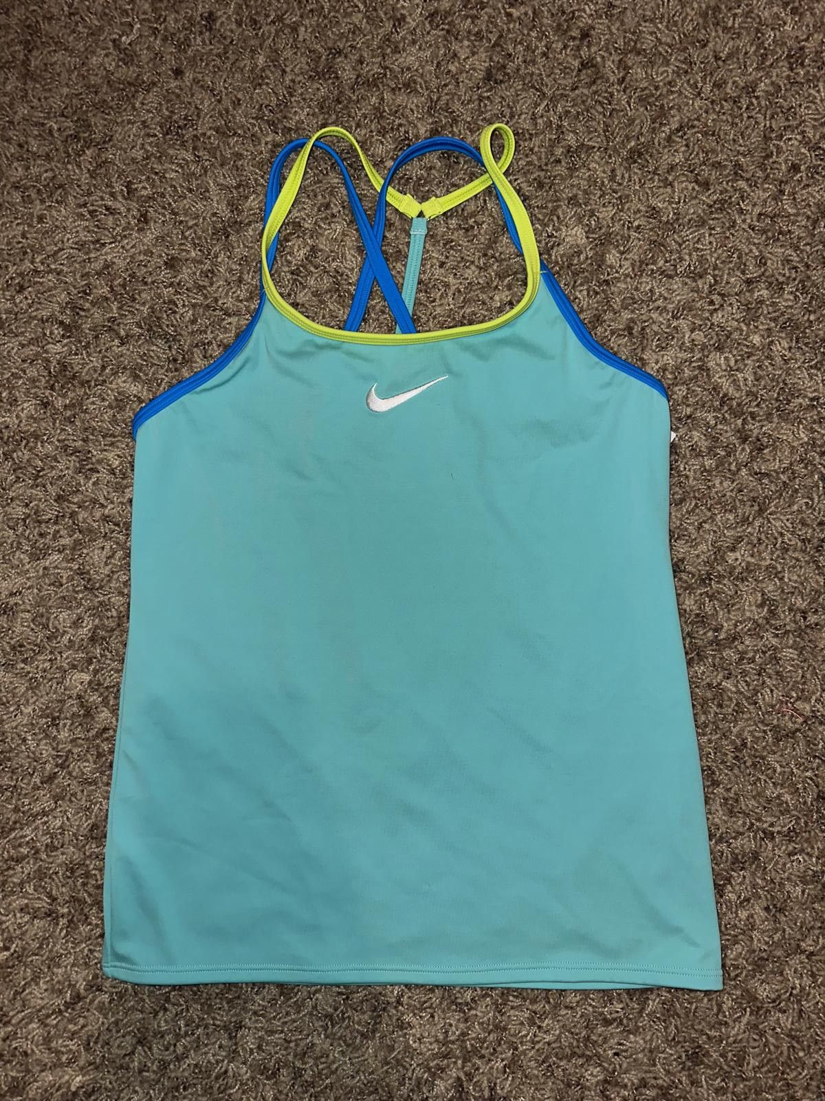 Nike Nike Essential Big Kids' (Girls') T-Crossback Tankini Set Size ONE SIZE - 3 Thumbnail
