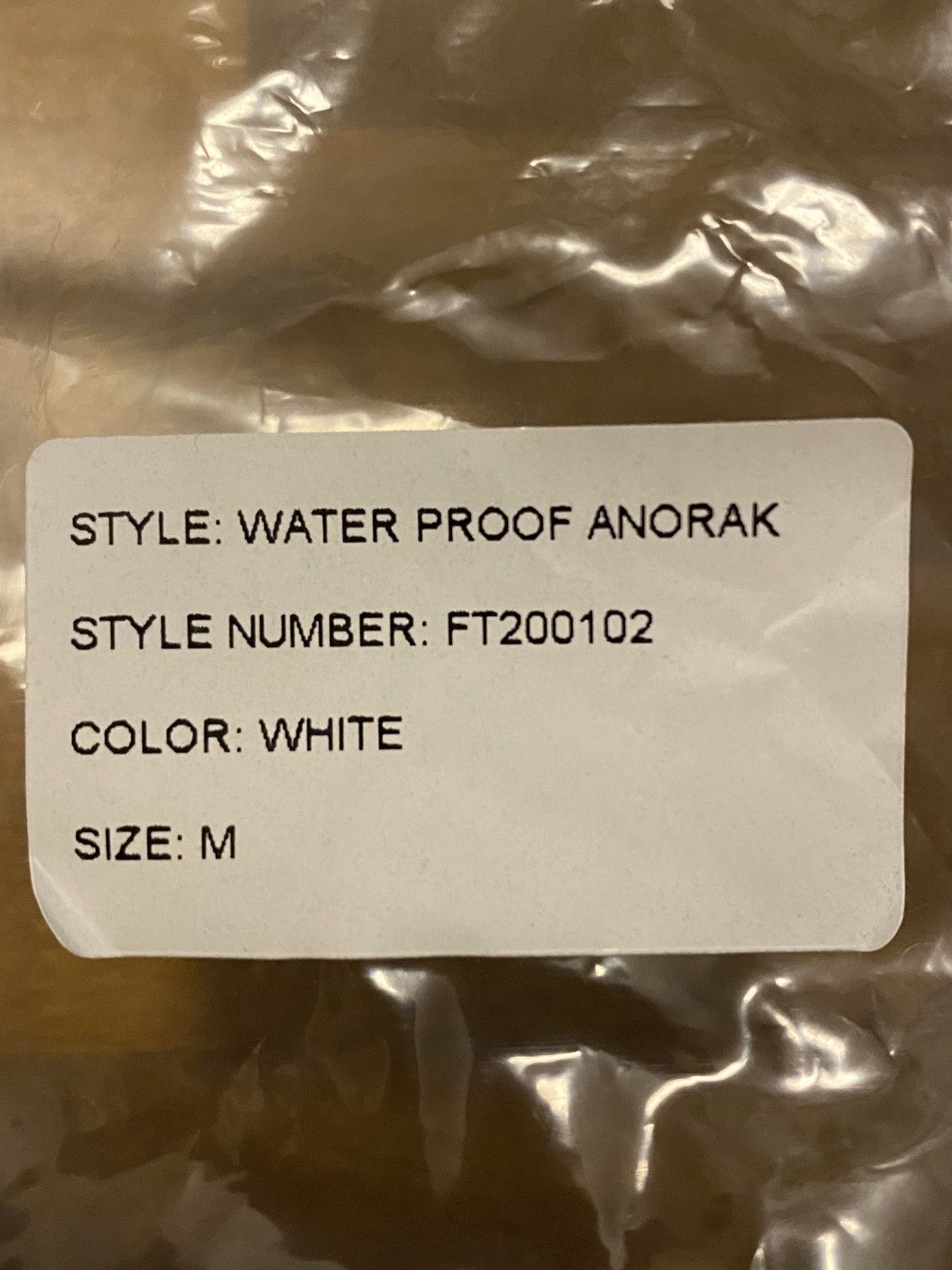 Fuck The Population FTP Repeat Waterproof Anorak (Size M) Size US M / EU 48-50 / 2 - 4 Thumbnail