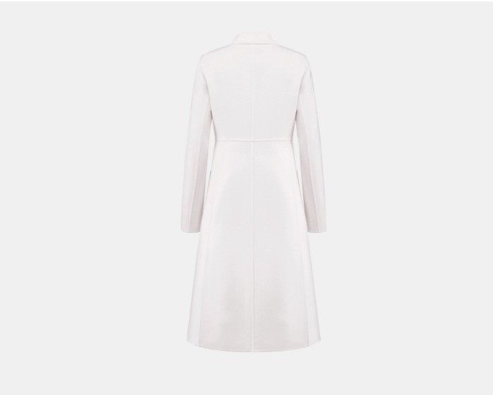 Dior o1w1db10225 410M18A Coat in White Size M / US 6-8 / IT 42-44 - 2 Thumbnail
