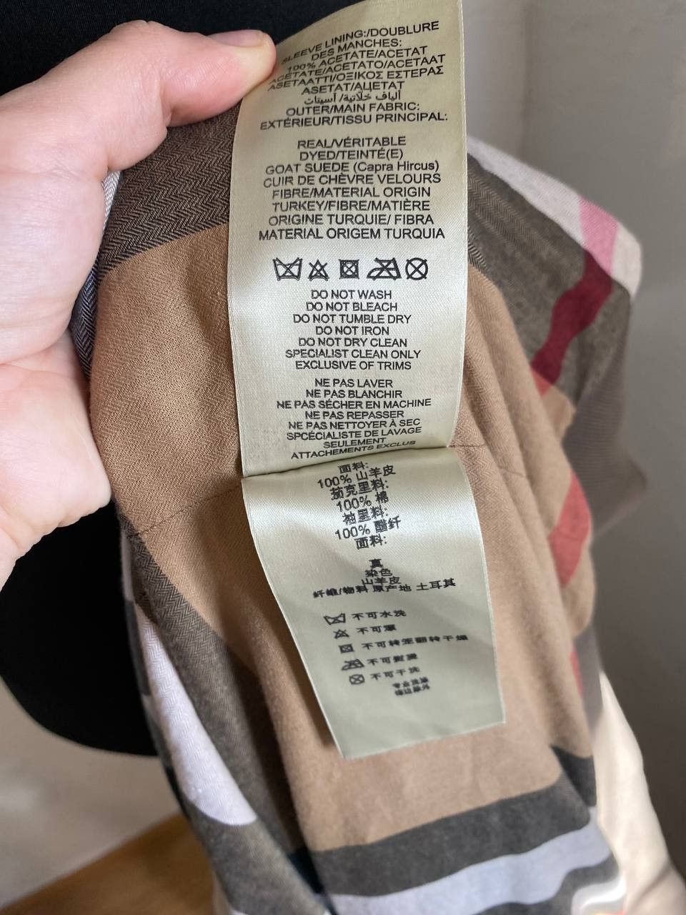 Burberry Burberry Brit Sand Suede Bomber Jacket Beige Men Size M Size US M / EU 48-50 / 2 - 15 Thumbnail