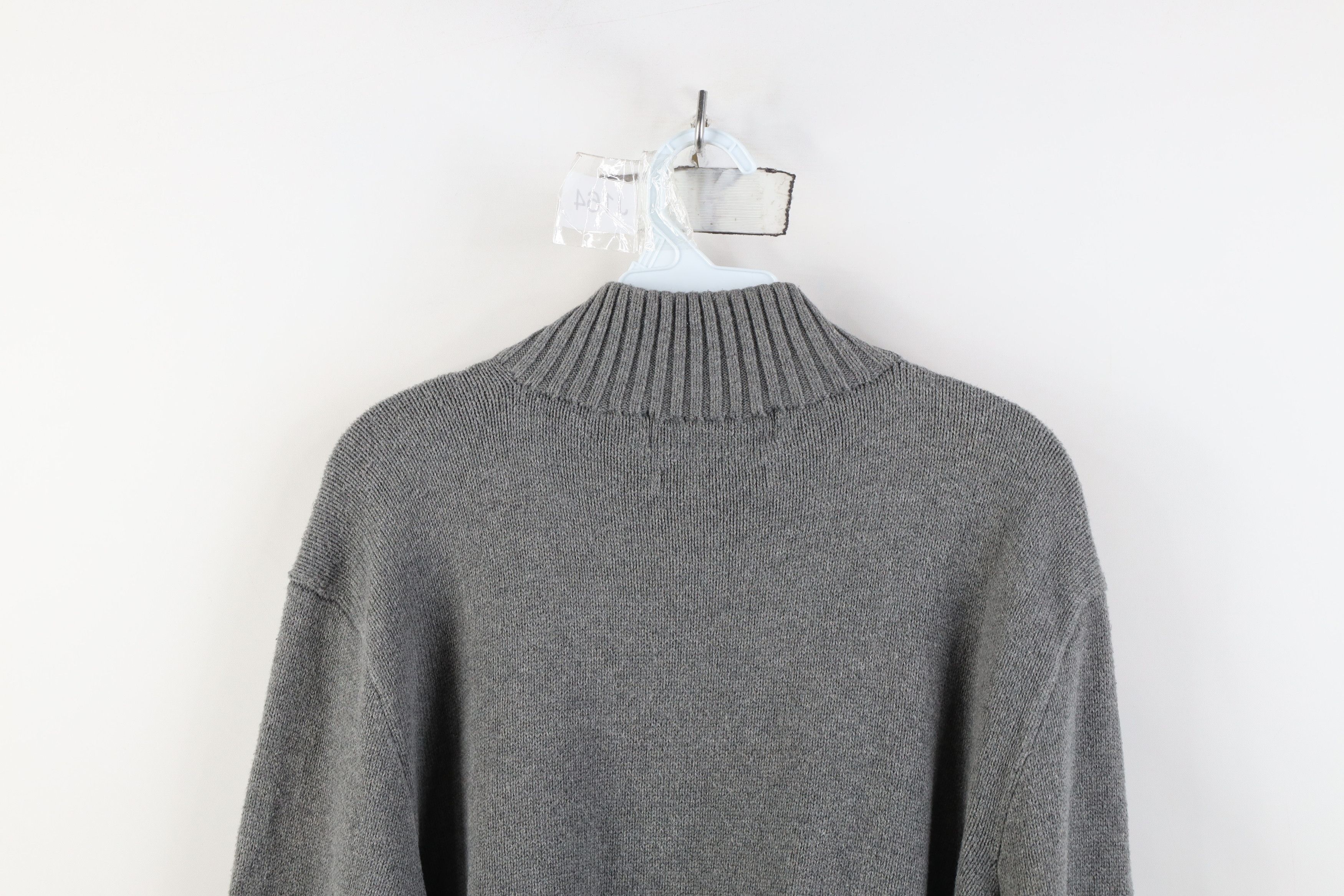 Polo Ralph Lauren Vintage 90s Ralph Lauren Cotton Ribbed Knit Half Zip Sweater Size US L / EU 52-54 / 3 - 11 Thumbnail
