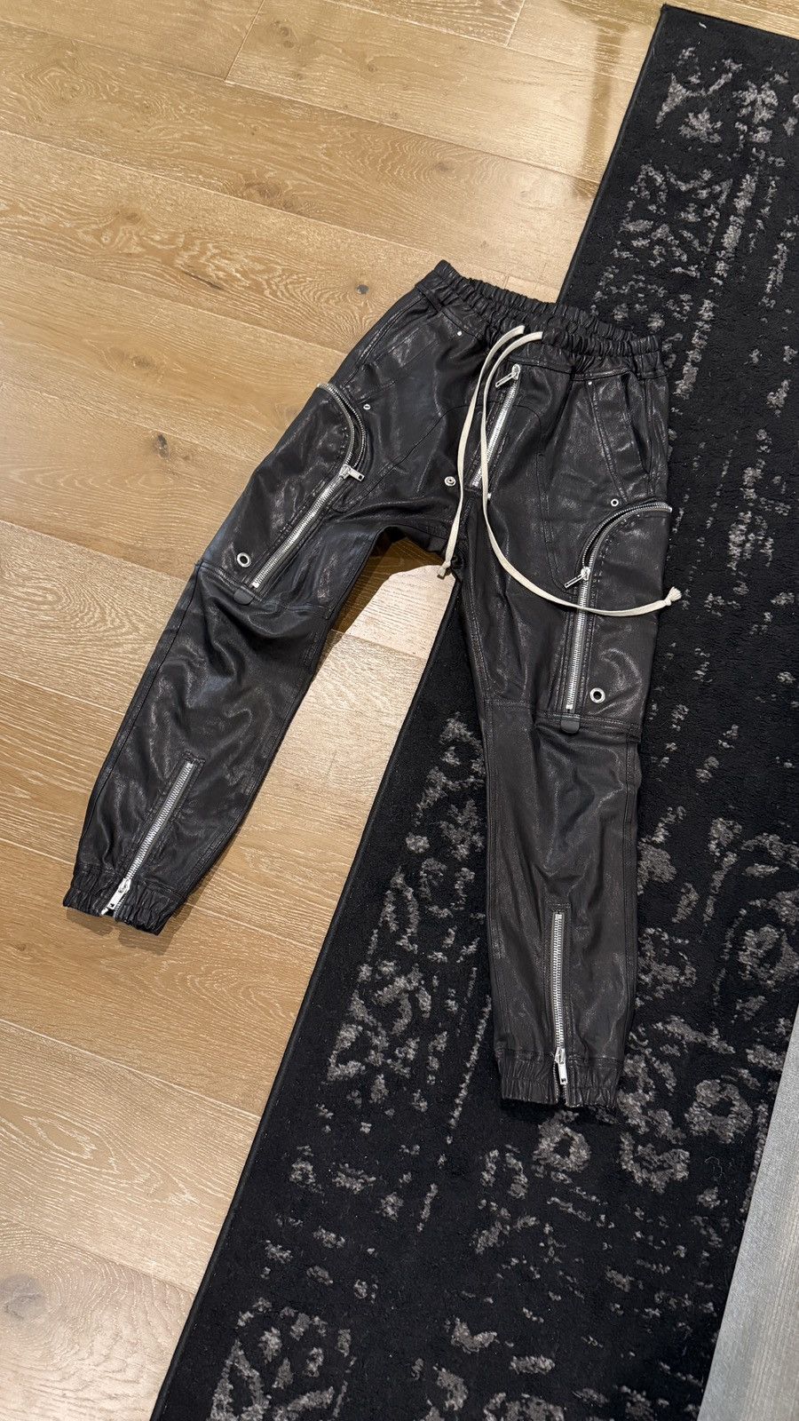 RICK OWENS / BAUHAUS CARGO LEATHER FW21