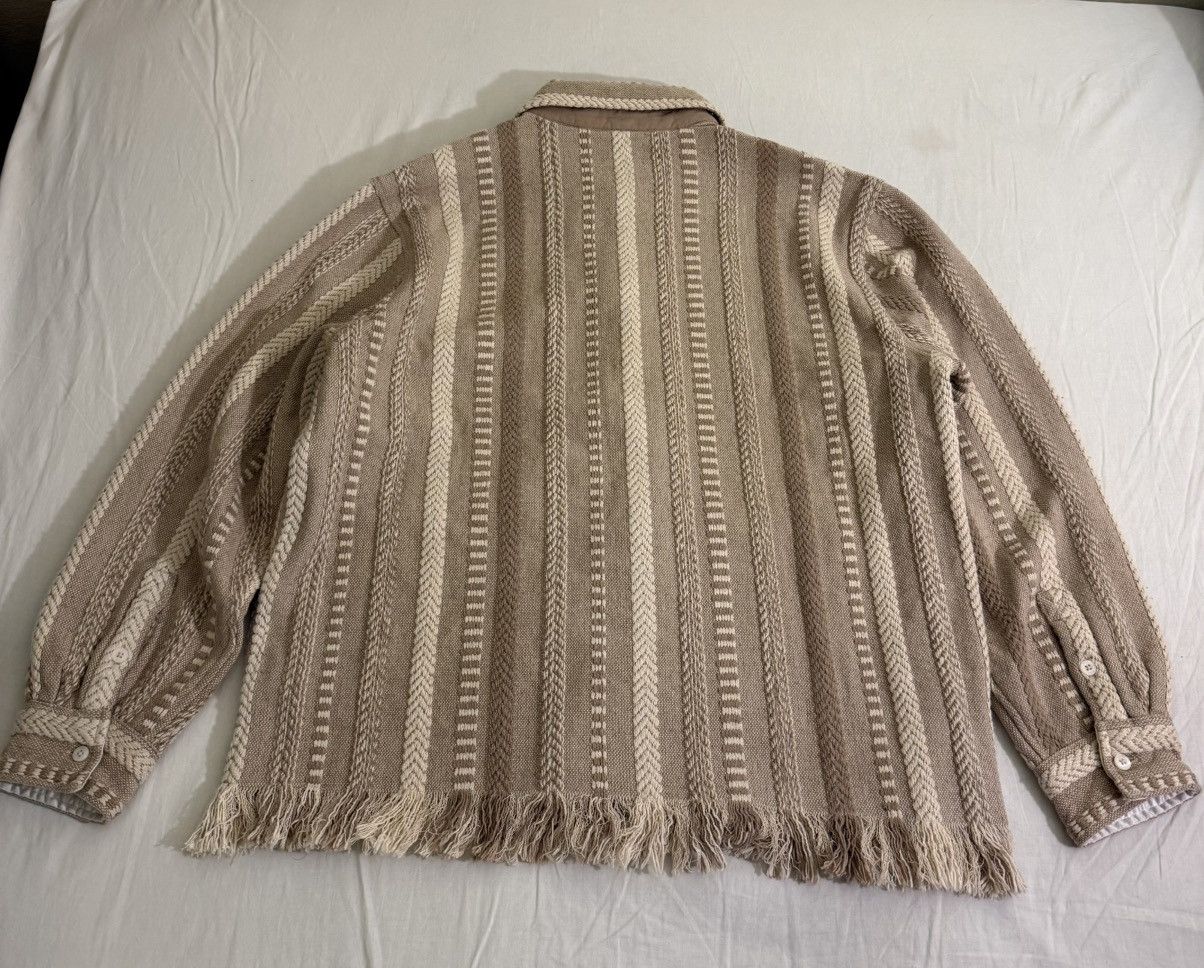 Kith Kith Mixed Stripe Tweed Boxy Collared Overshirt L Size US L / EU 52-54 / 3 - 2 Thumbnail