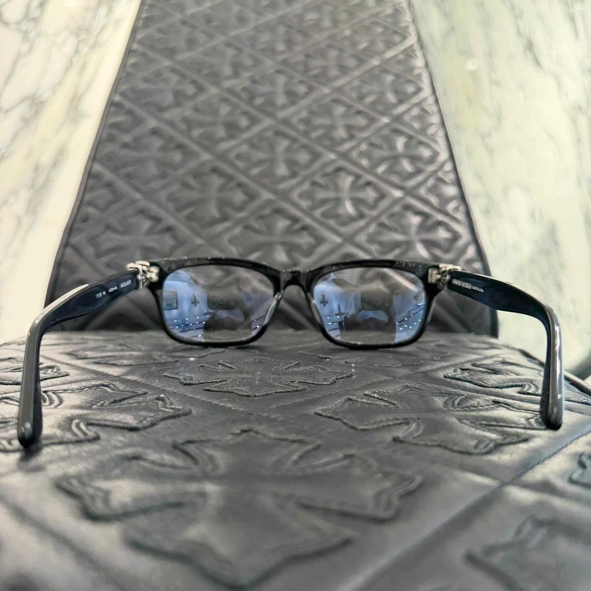 Chrome Hearts Chrome Hearts VAGILANTE Glasses silver Size ONE SIZE - 5 Thumbnail