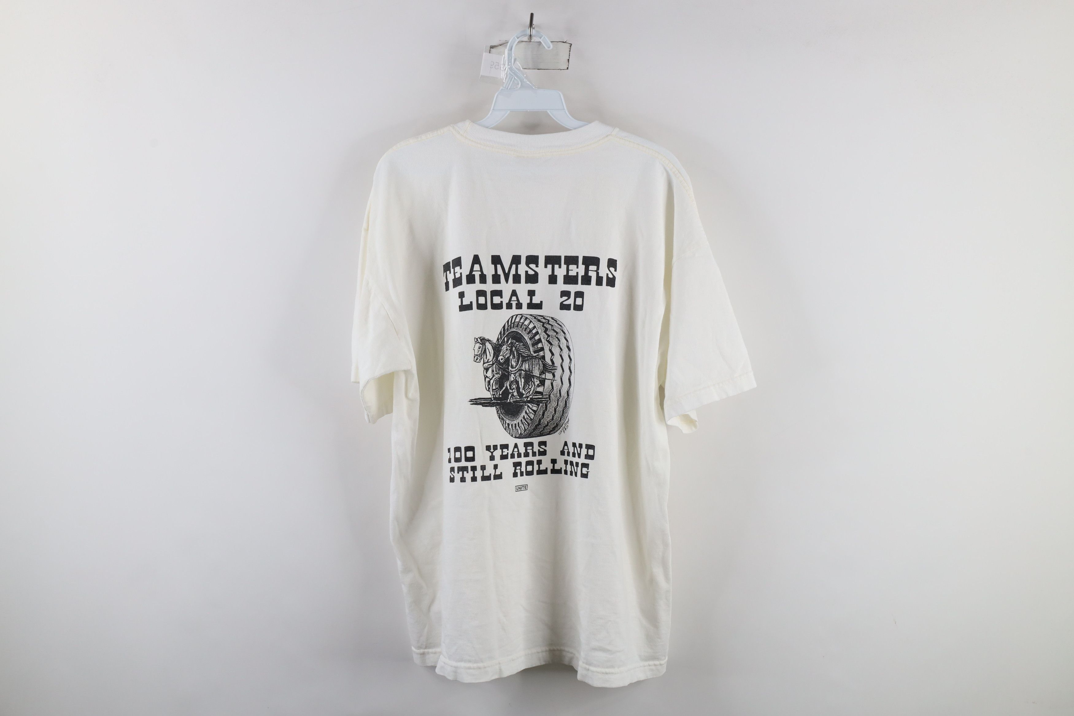 Vintage Vintage Y2K 2003 Anniversary 20 Teamsters Union T-Shirt USA Size US XL / EU 56 / 4 - 10 Thumbnail