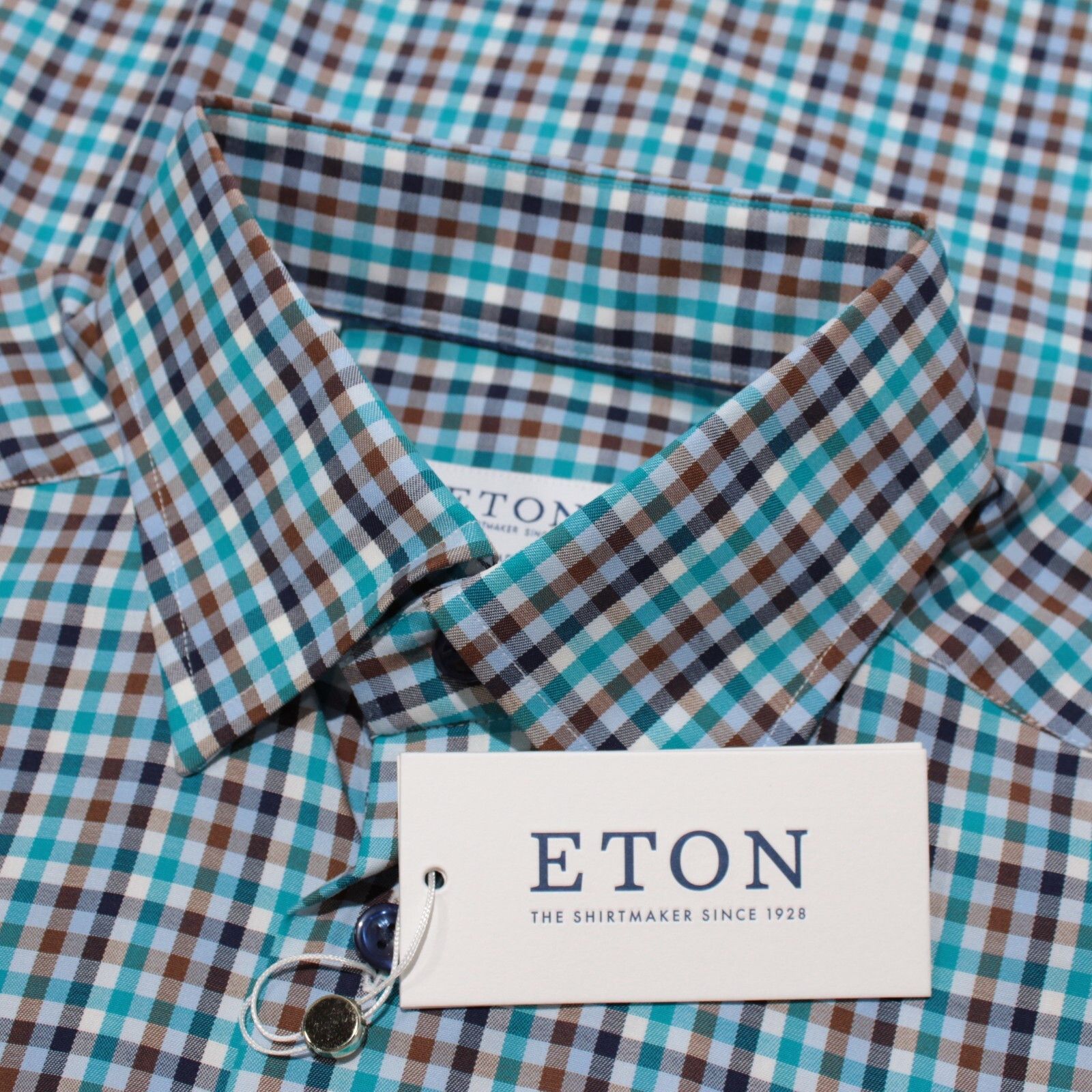 Eton Eton New with tags Shirt Size S US In Blue Size US S / EU 44-46 / 1 - 1 Thumbnail