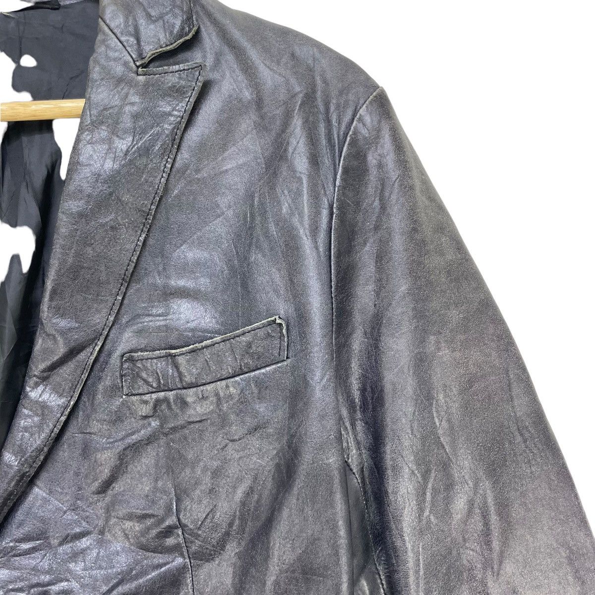Edifice Japan × KMRii Italian Designer Edifice Horse Hide Leather Jacket Size M / US 6-8 / IT 42-44 - 6 Thumbnail