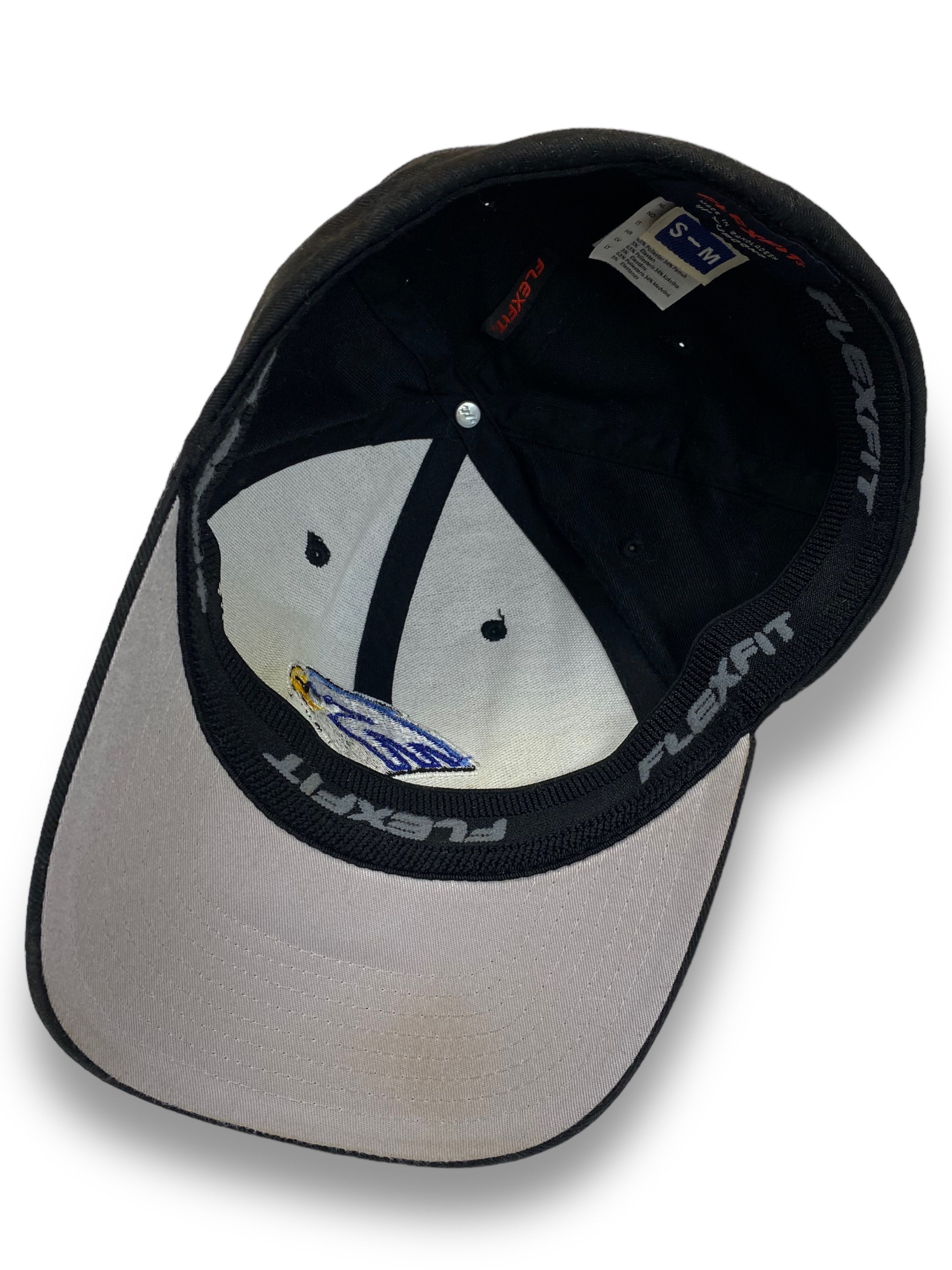 Hat Club Vintage NEWCASTLE NIGHTHAWKS Black Faded FlexFit Cap M763 Size ONE SIZE - 7 Thumbnail