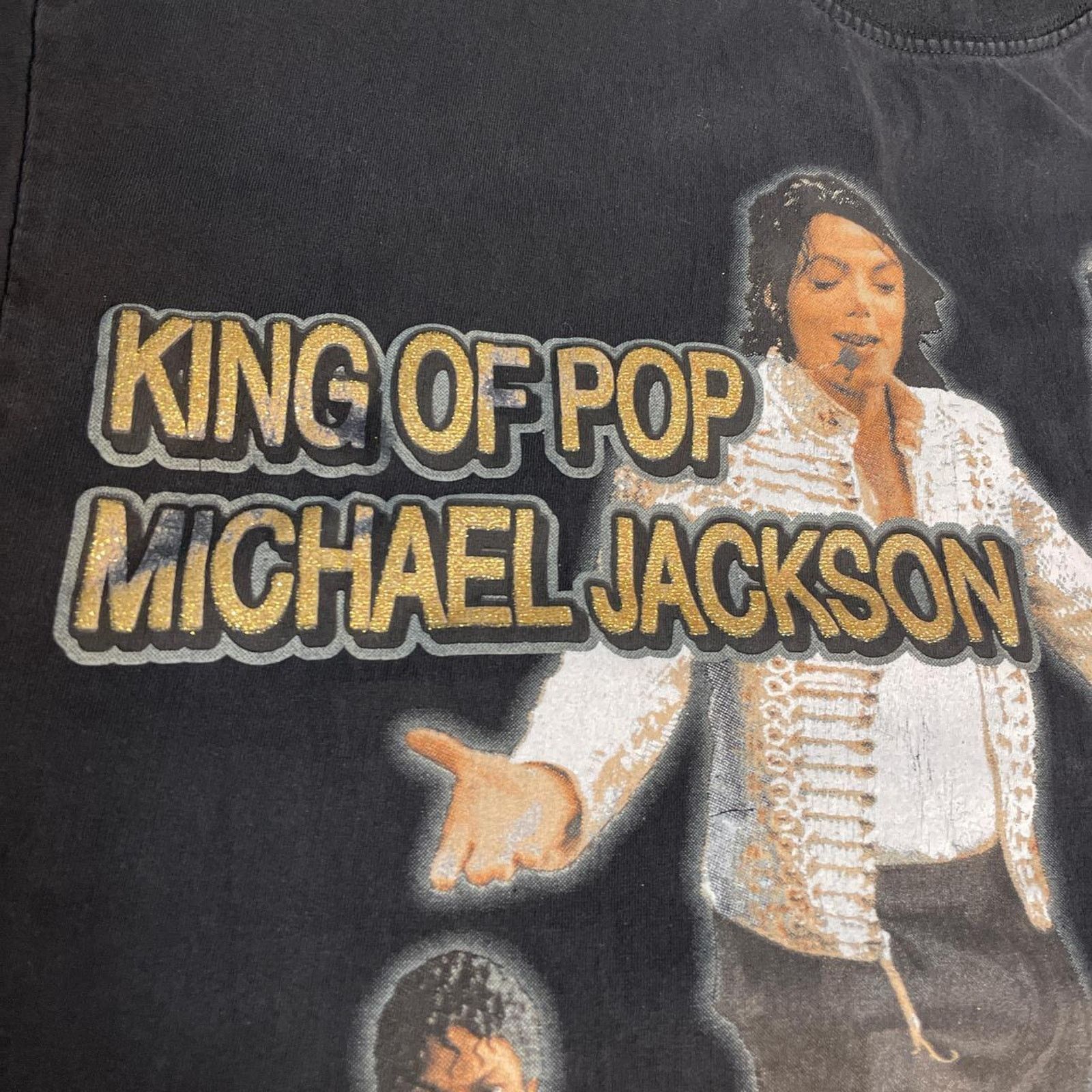 Band Tees × Vintage Vintage 2009 Michael Jackson Memorial Album Cover Pop Tee Size US XL / EU 56 / 4 - 4 Thumbnail