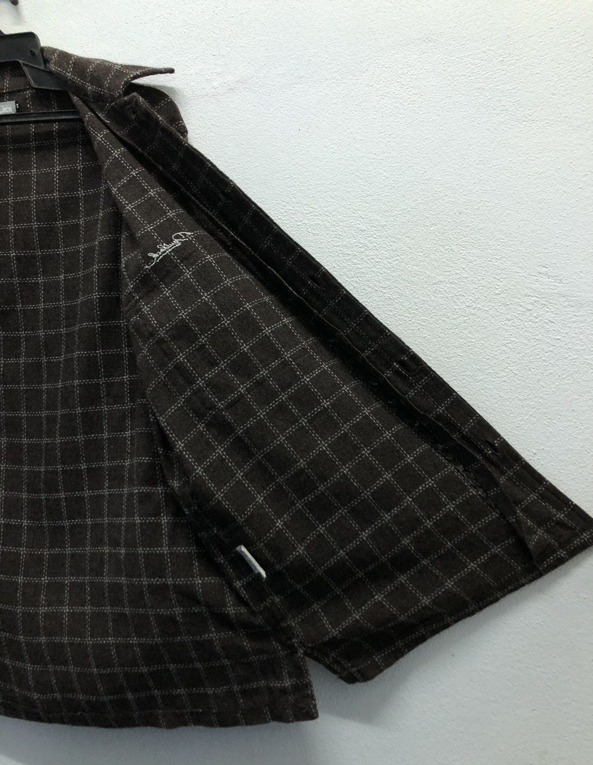 Devilock Vintage Devilock Japan Wool Jacket Brown Windowpane Check M Size US M / EU 48-50 / 2 - 12 Thumbnail