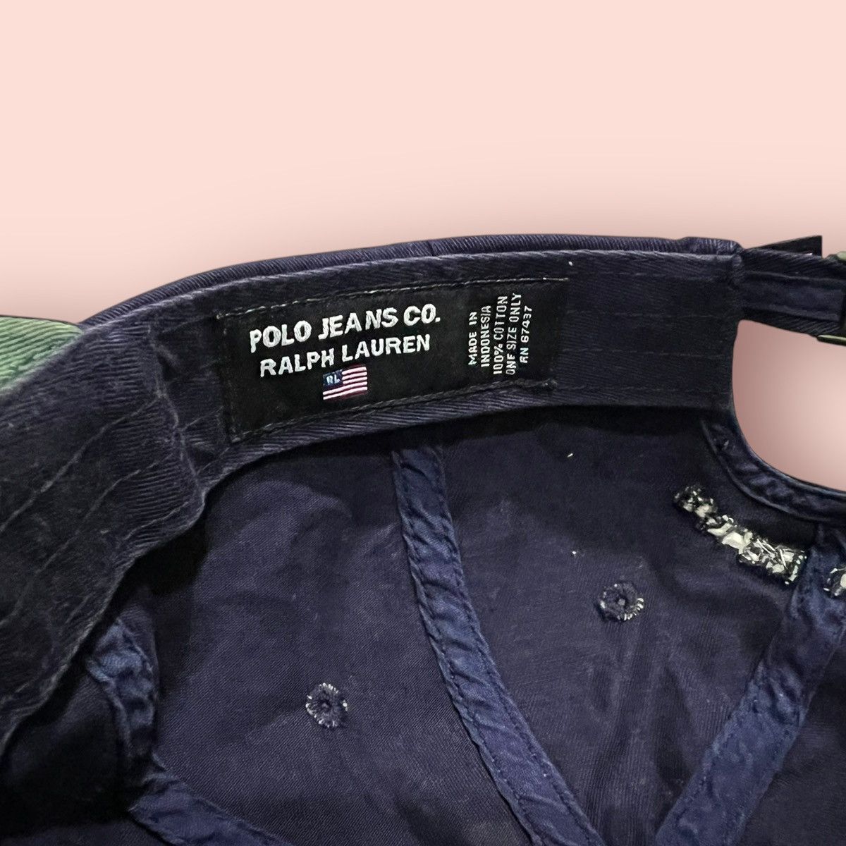 Polo Ralph Lauren × Ralph Lauren × Vintage VINTAGE POLO JEANS COMPANY STRAPBACK CAP Size ONE SIZE - 20 Thumbnail