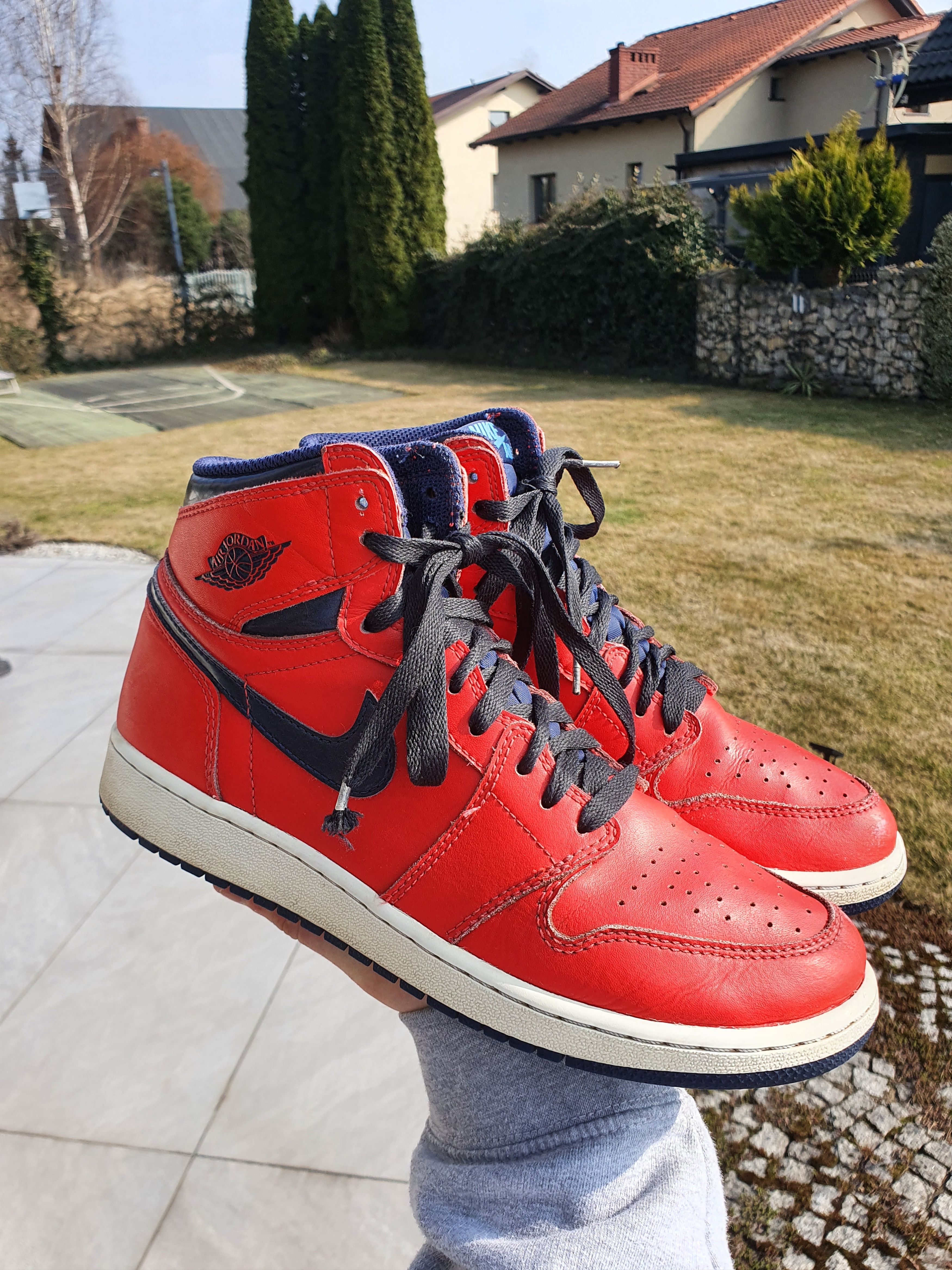 Jordan Brand × Nike 2015 Vintage Nike Air Jordan 1 Retro David Letterman (GS) Size US 7 / EU 40 - 4 Thumbnail