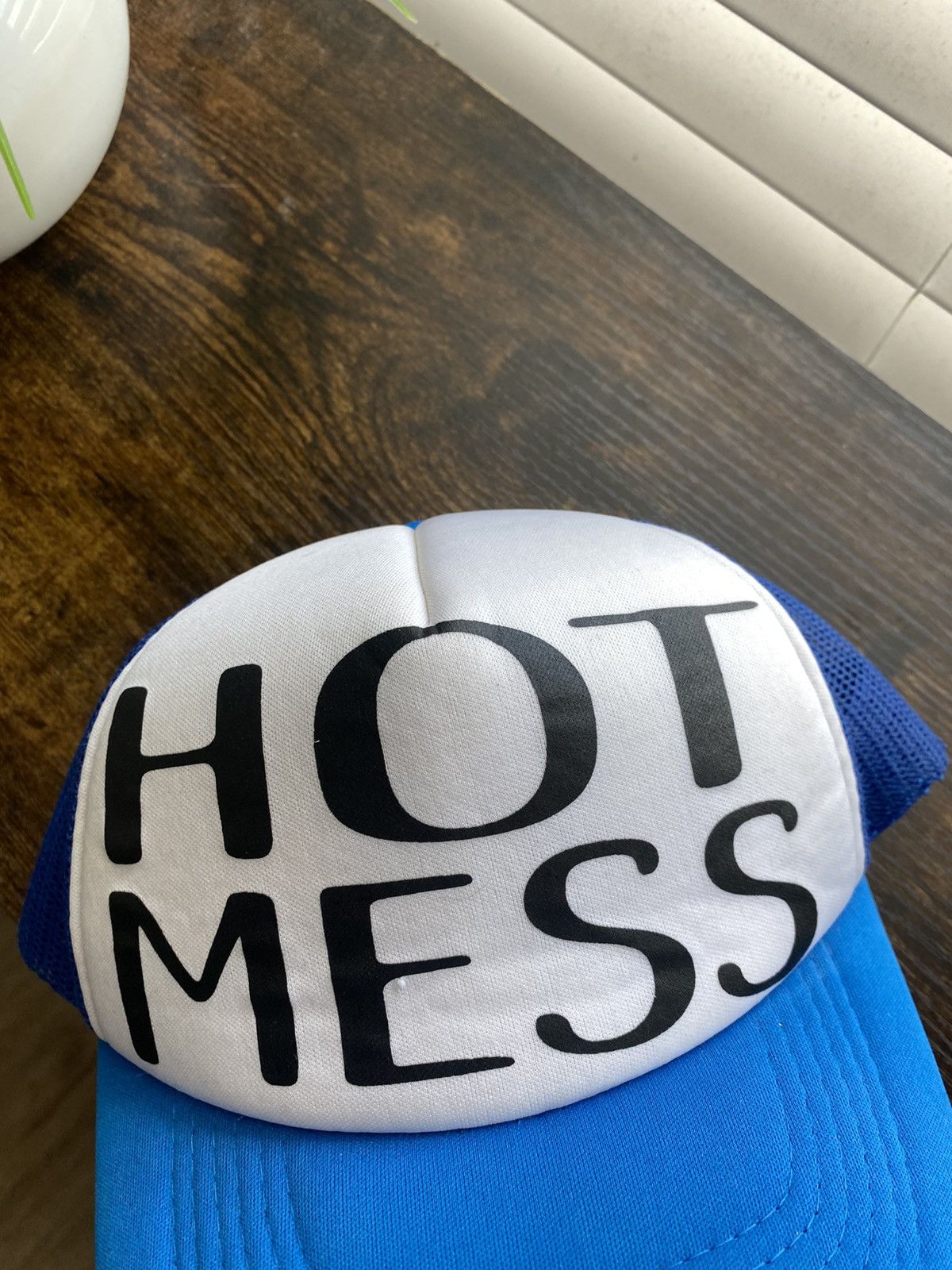 Vintage Y2K Hot Mess Trucker Hat Size ONE SIZE - 3 Thumbnail
