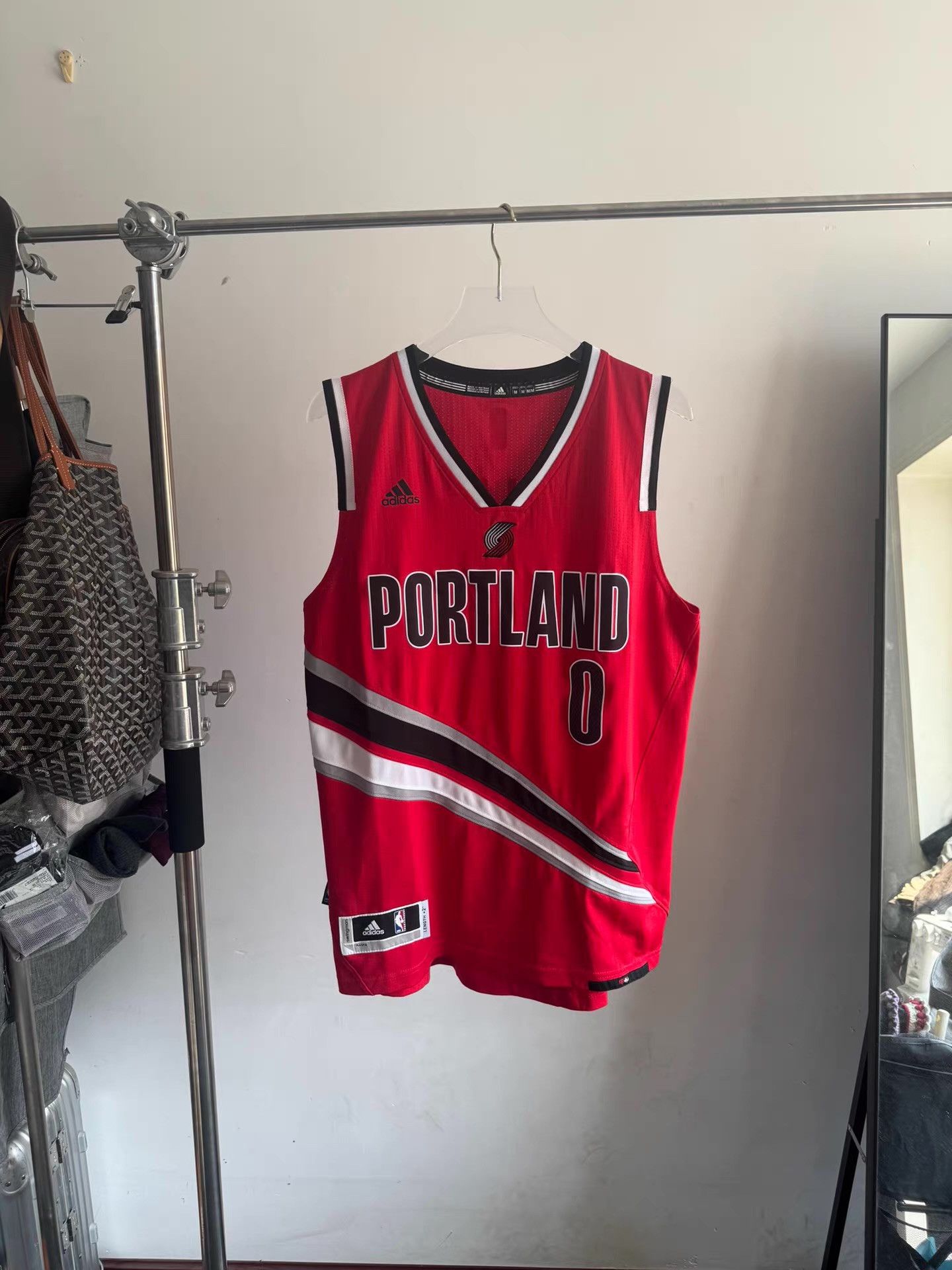 Adidas Adidas Damian Lillard Portland Trail Blazers Jersey Q17 Size US M / EU 48-50 / 2 - 1 Thumbnail