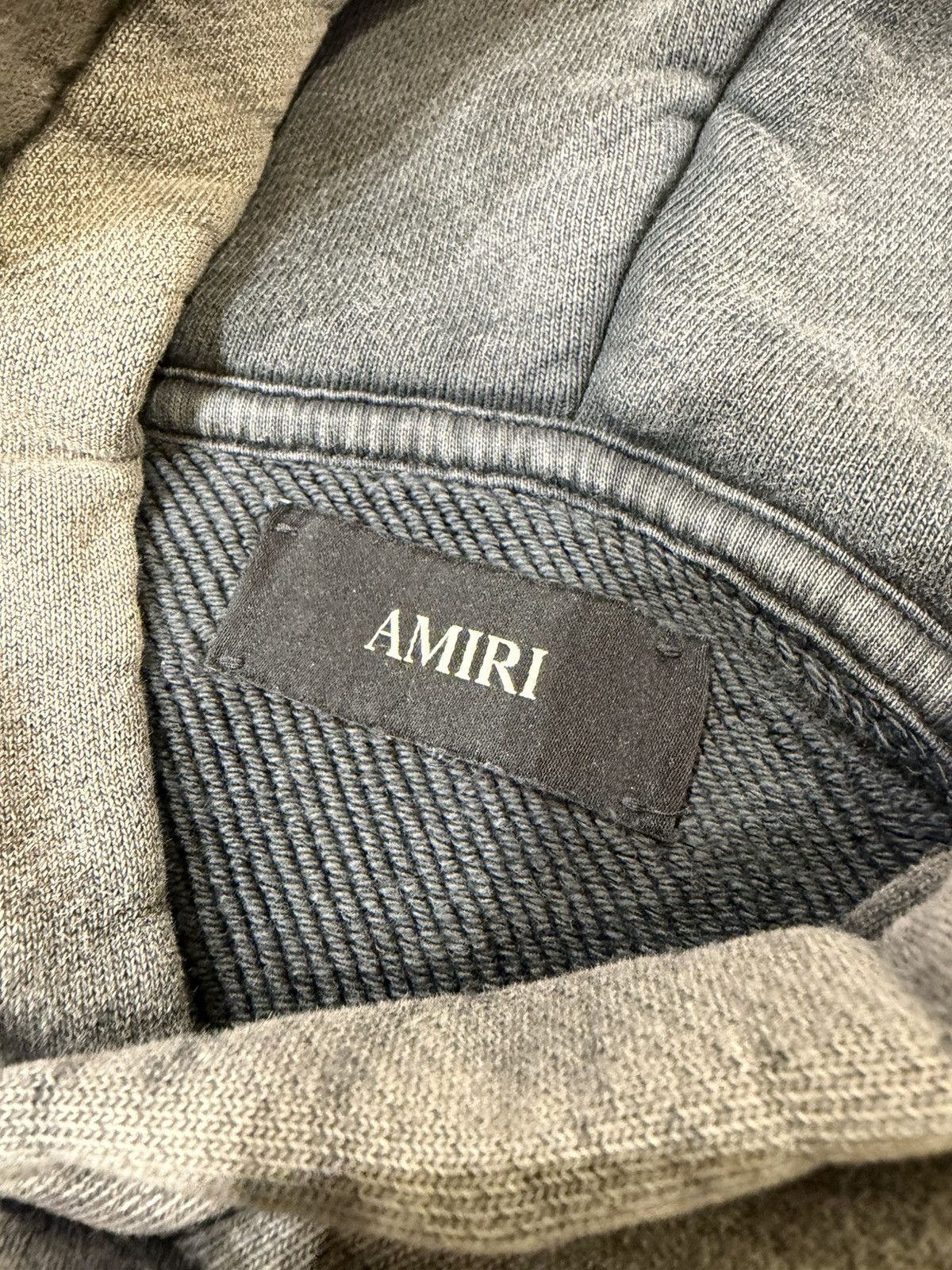 Amiri Amiri Rhinestone Hoodie -Washed Grey Size US M / EU 48-50 / 2 - 3 Thumbnail