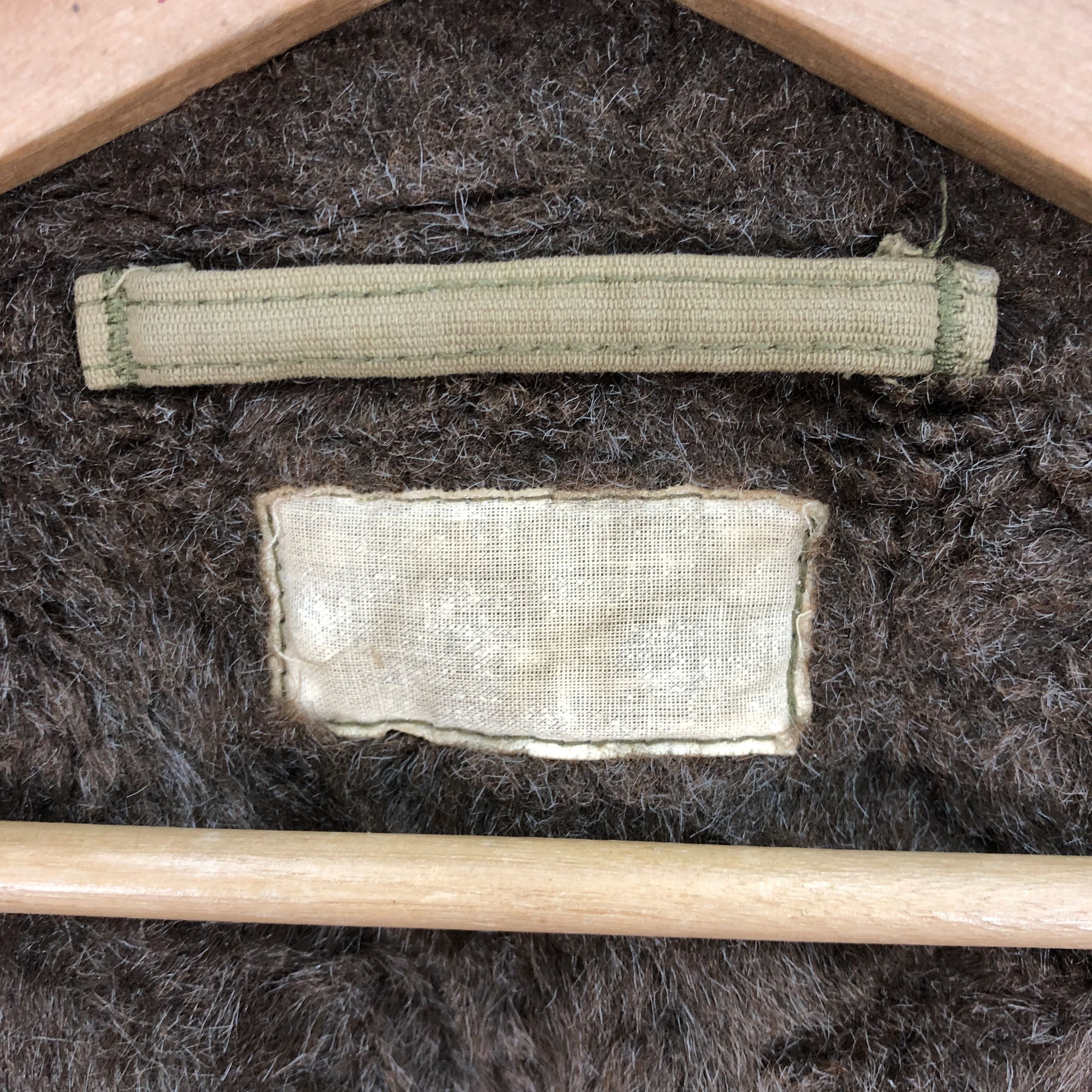 Vintage Vintage 50s US NAVY WW2 Issue N1 Deck Jacket Alpaca Fur Size US L / EU 52-54 / 3 - 7 Thumbnail