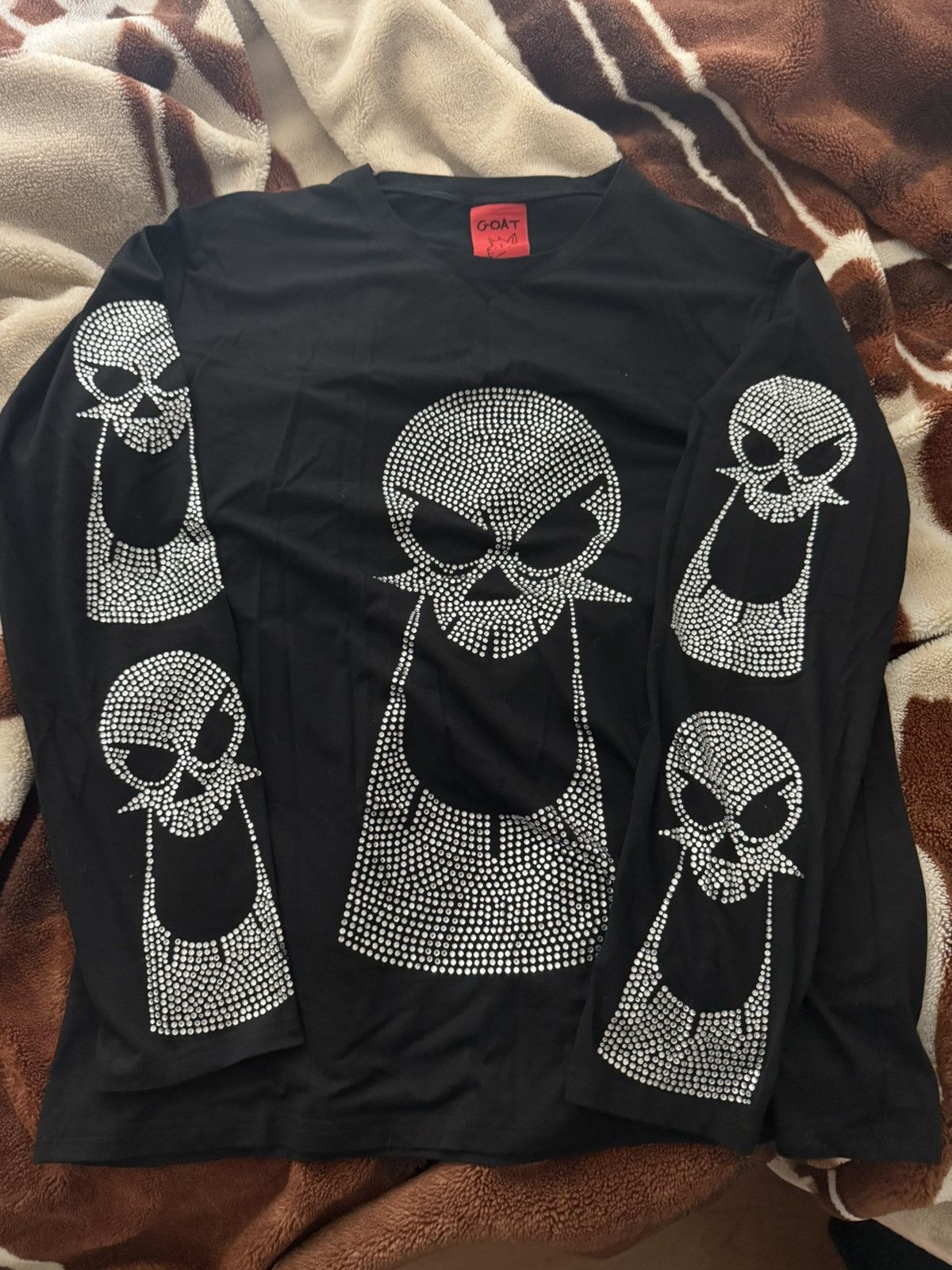Slumpy Kev Slumpy Kev Grim Rhinestone Long Sleeve Size US XXL / EU 58 / 5 - 1 Thumbnail