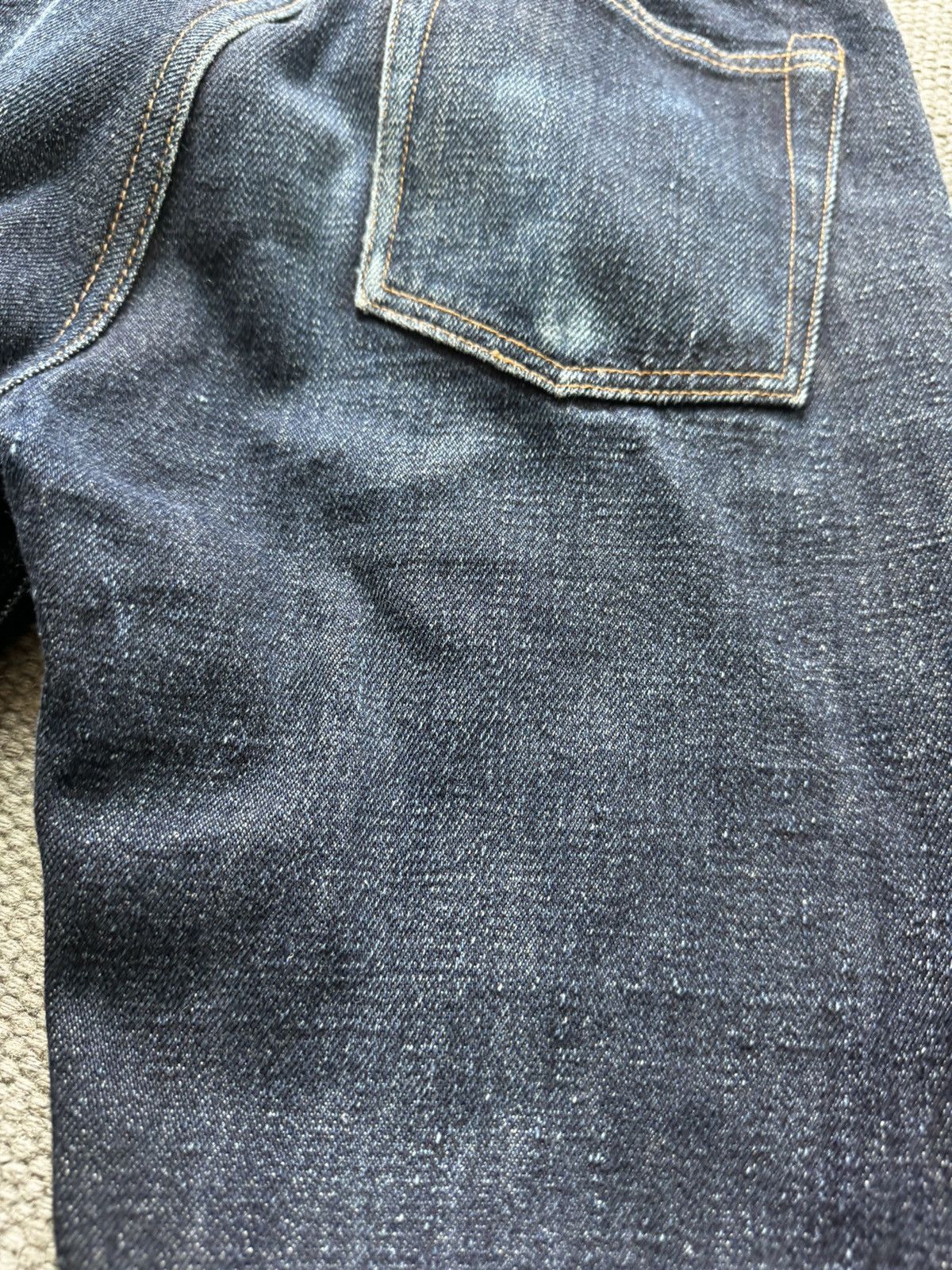 3sixteen 3sixteen+40BSP 16.5oz Caustic Wave Denim-Straight Taper - 29 Size US 29 - 6 Thumbnail